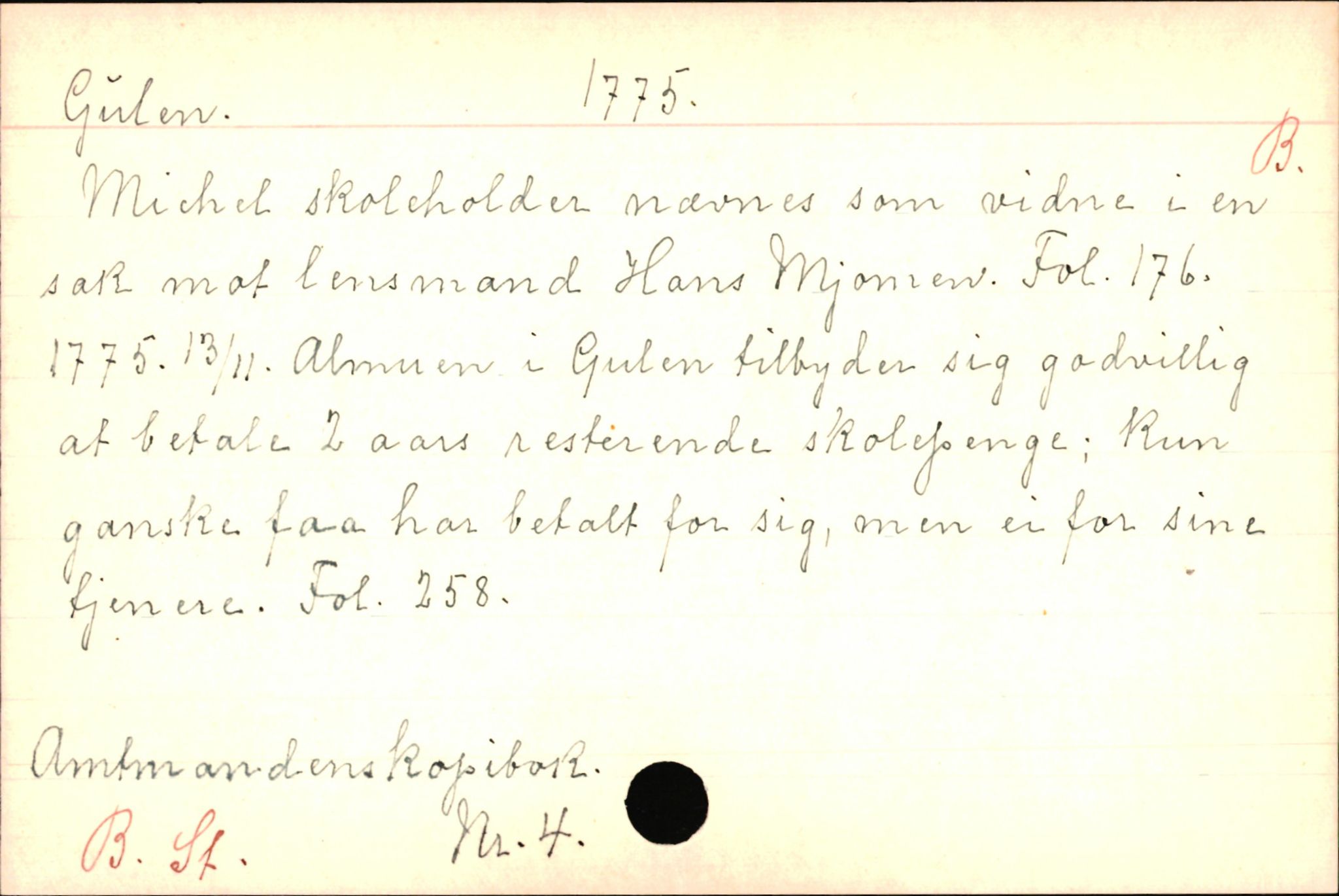 Haugen, Johannes - lærer, AV/SAB-SAB/PA-0036/01/L0001: Om klokkere og lærere, 1521-1904, p. 7937