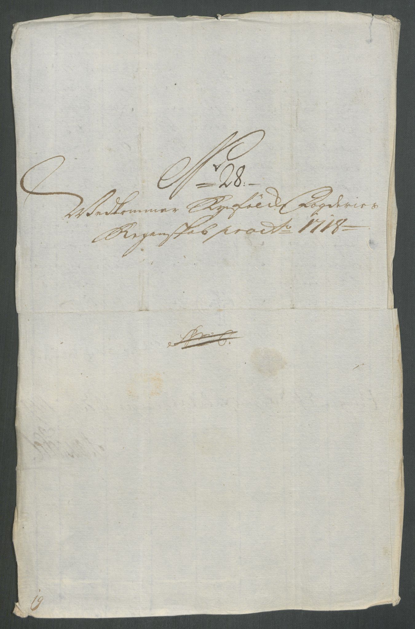 Rentekammeret inntil 1814, Reviderte regnskaper, Fogderegnskap, AV/RA-EA-4092/R47/L2871: Fogderegnskap Ryfylke, 1718, p. 132