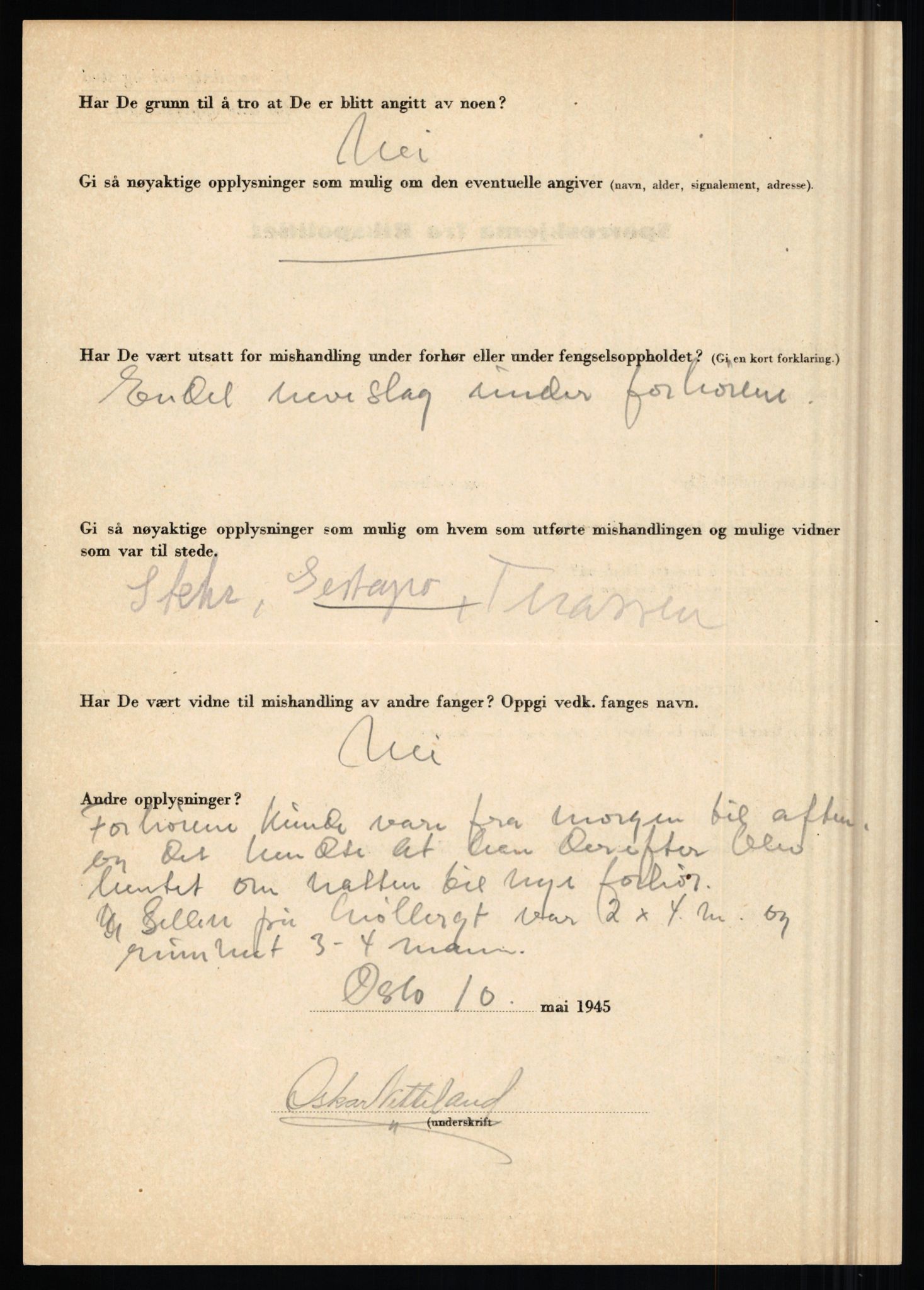 Rikspolitisjefen, AV/RA-S-1560/L/L0012: Mogensen, Øivind - Noraas, Lars, 1940-1945, p. 485