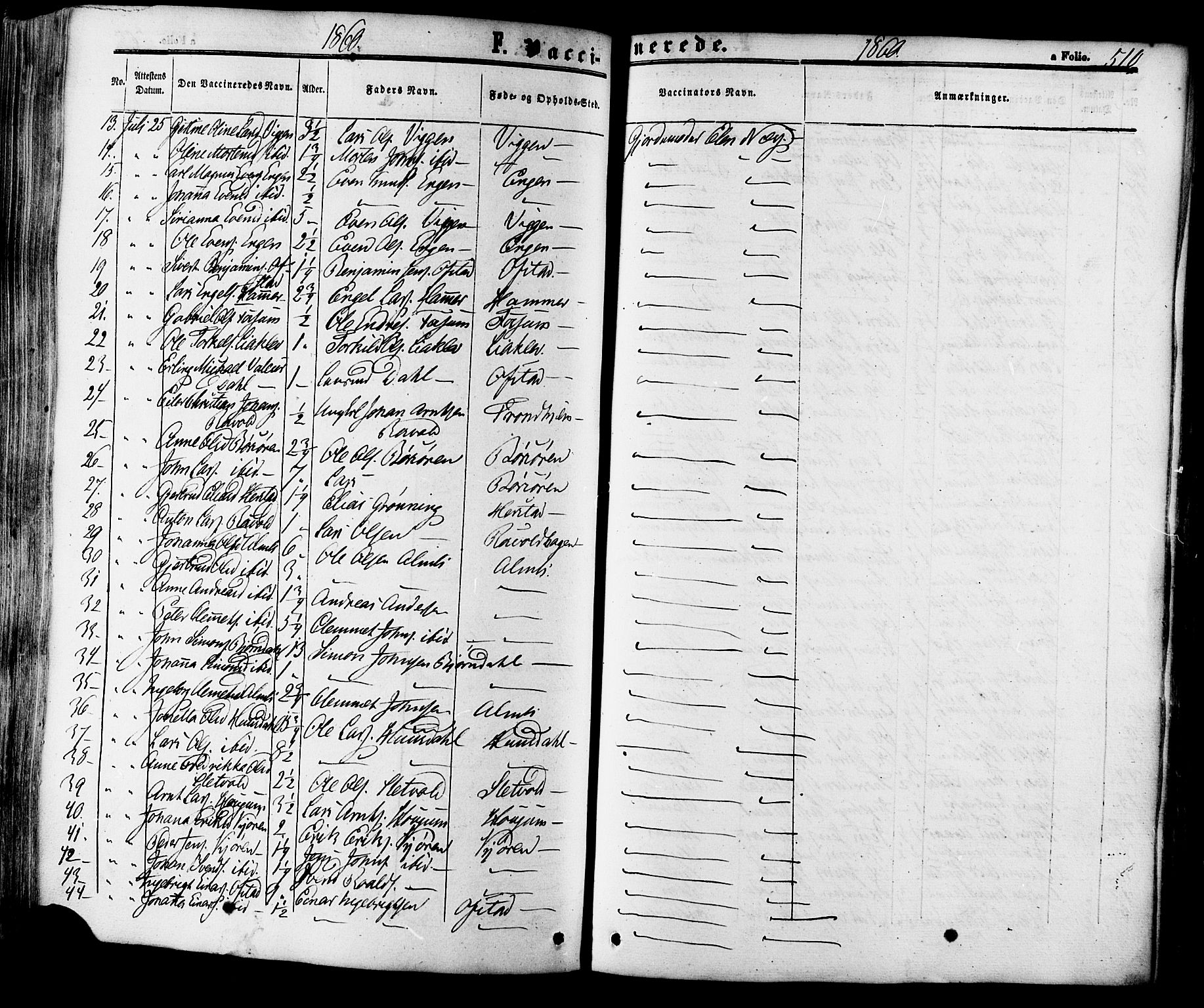 Ministerialprotokoller, klokkerbøker og fødselsregistre - Sør-Trøndelag, SAT/A-1456/665/L0772: Parish register (official) no. 665A07, 1856-1878, p. 510