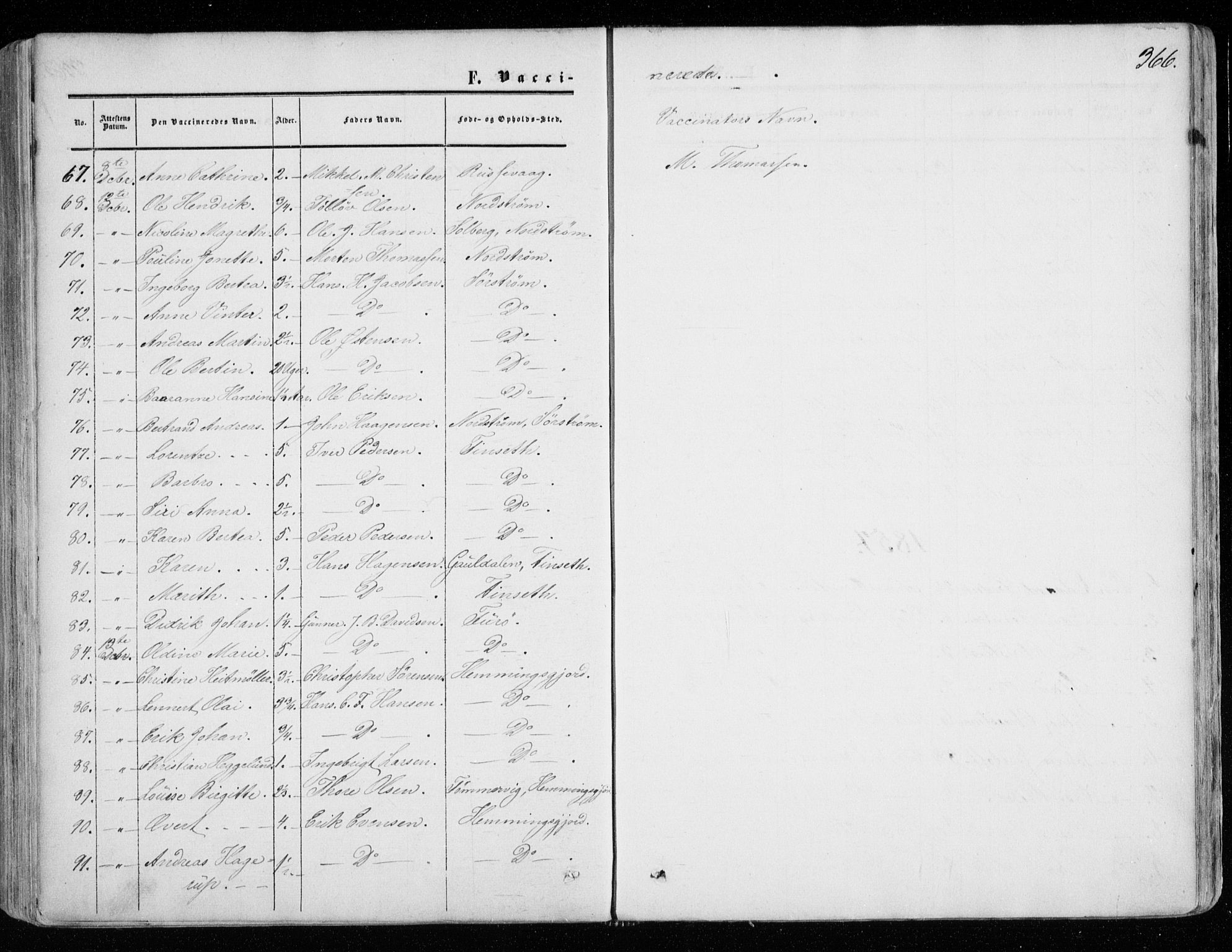 Tranøy sokneprestkontor, SATØ/S-1313/I/Ia/Iaa/L0007kirke: Parish register (official) no. 7, 1856-1866, p. 366