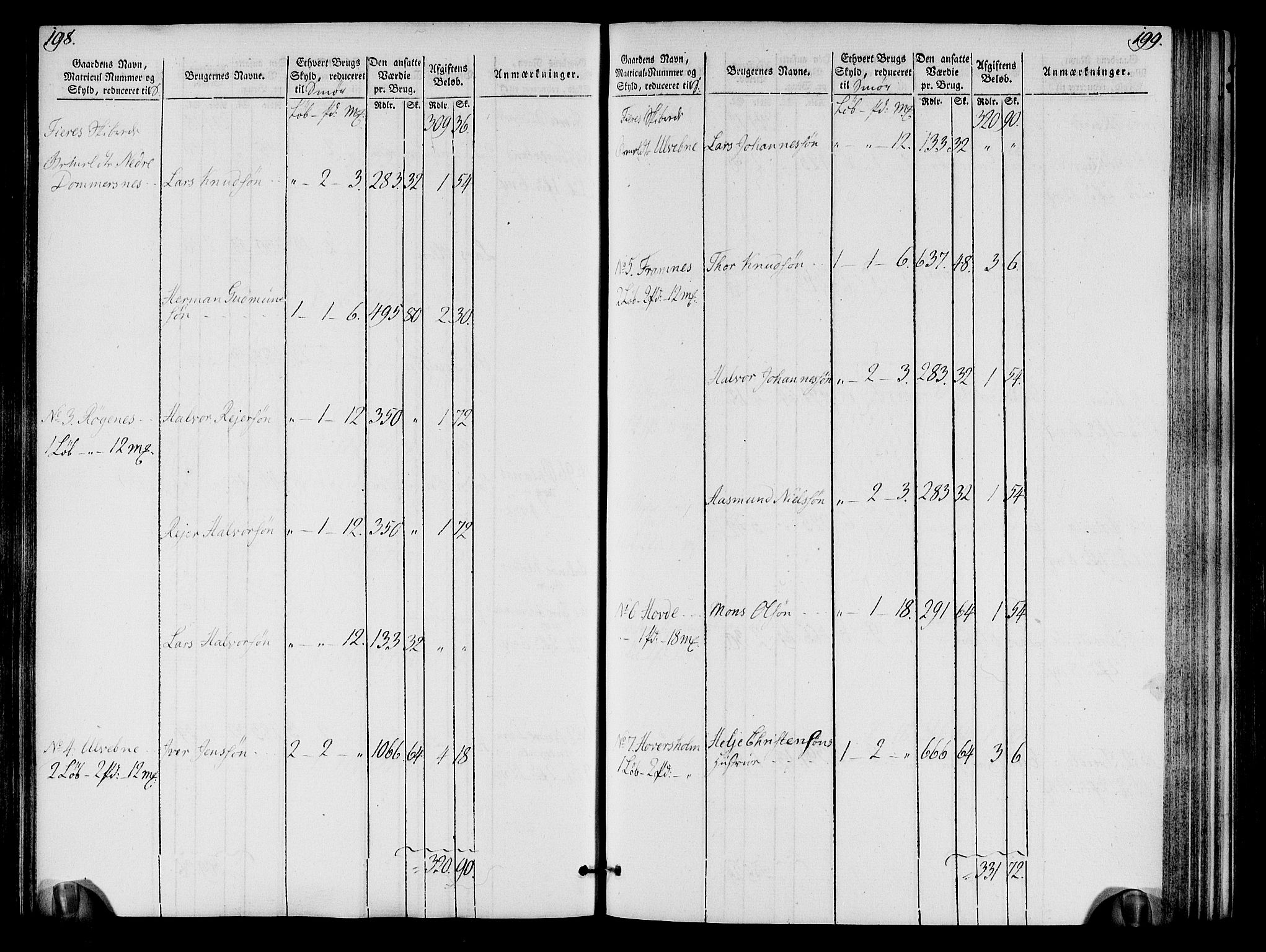 Rentekammeret inntil 1814, Realistisk ordnet avdeling, RA/EA-4070/N/Ne/Nea/L0109: Sunnhordland og Hardanger fogderi. Oppebørselsregister, 1803-1804, p. 102