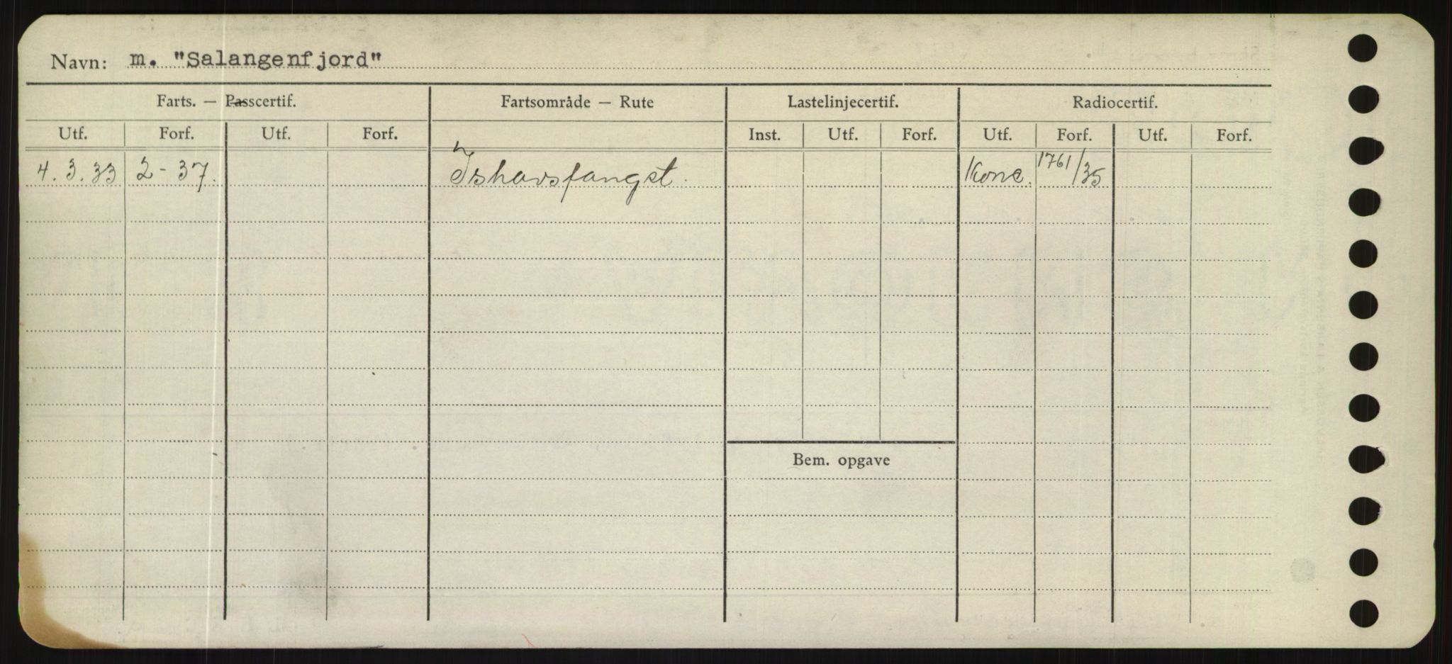 Sjøfartsdirektoratet med forløpere, Skipsmålingen, RA/S-1627/H/Hd/L0031: Fartøy, Rju-Sam, p. 586