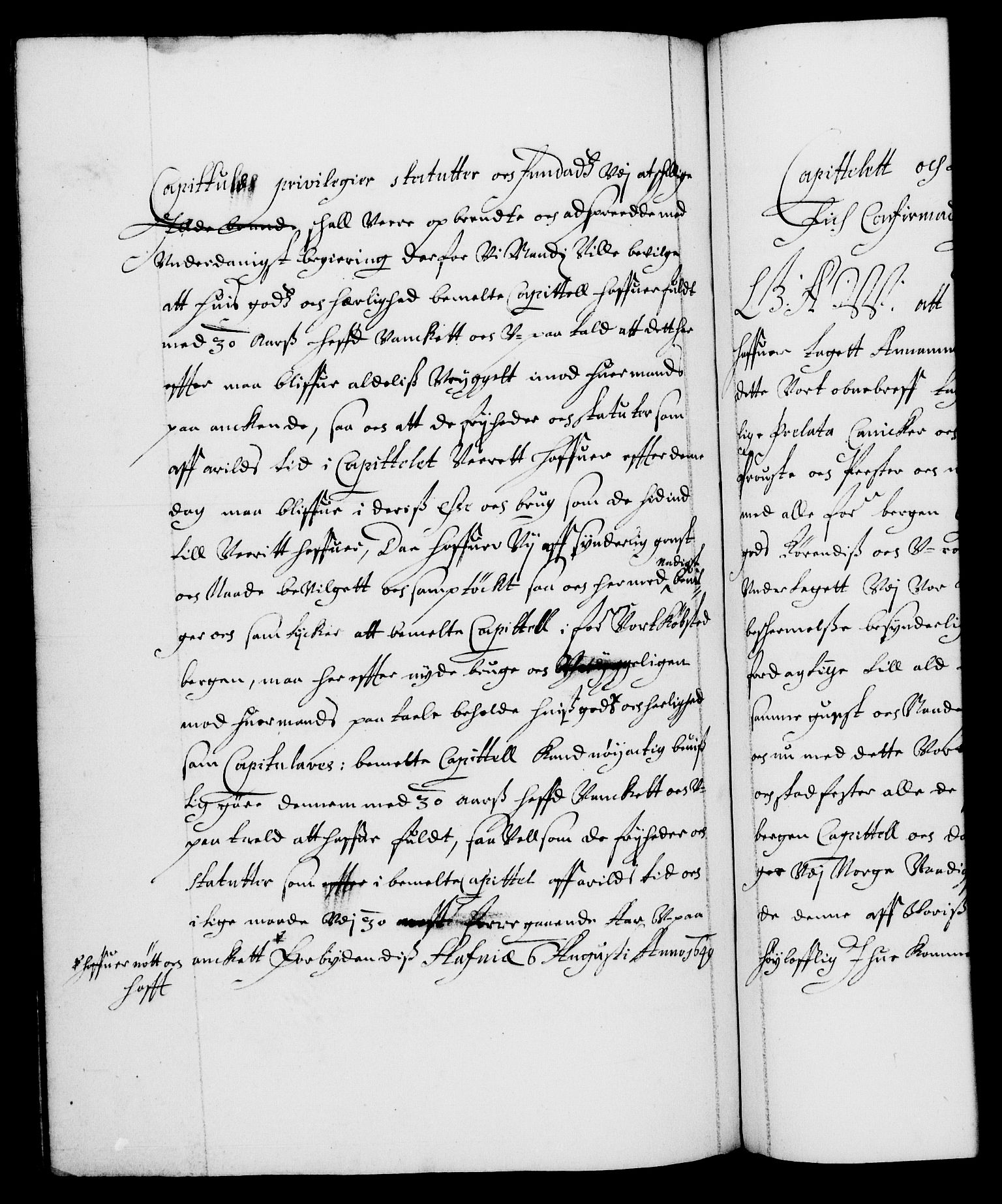Danske Kanselli 1572-1799, RA/EA-3023/F/Fc/Fca/Fcaa/L0007: Norske registre (mikrofilm), 1648-1650, p. 544b