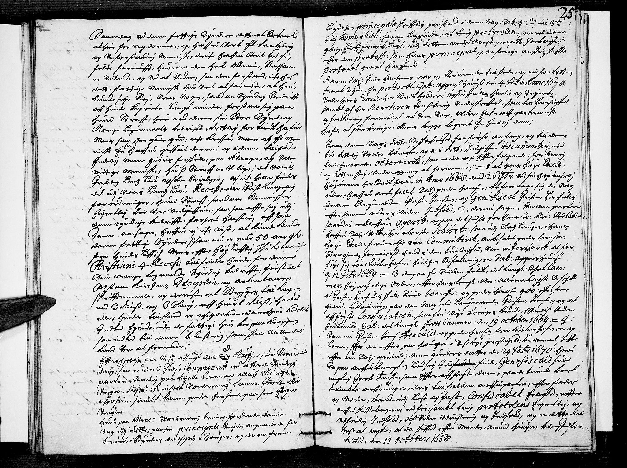 Follo sorenskriveri, AV/SAO-A-10274/F/Fb/Fba/L0021: Tingbok, 1686-1687, p. 24b-25a