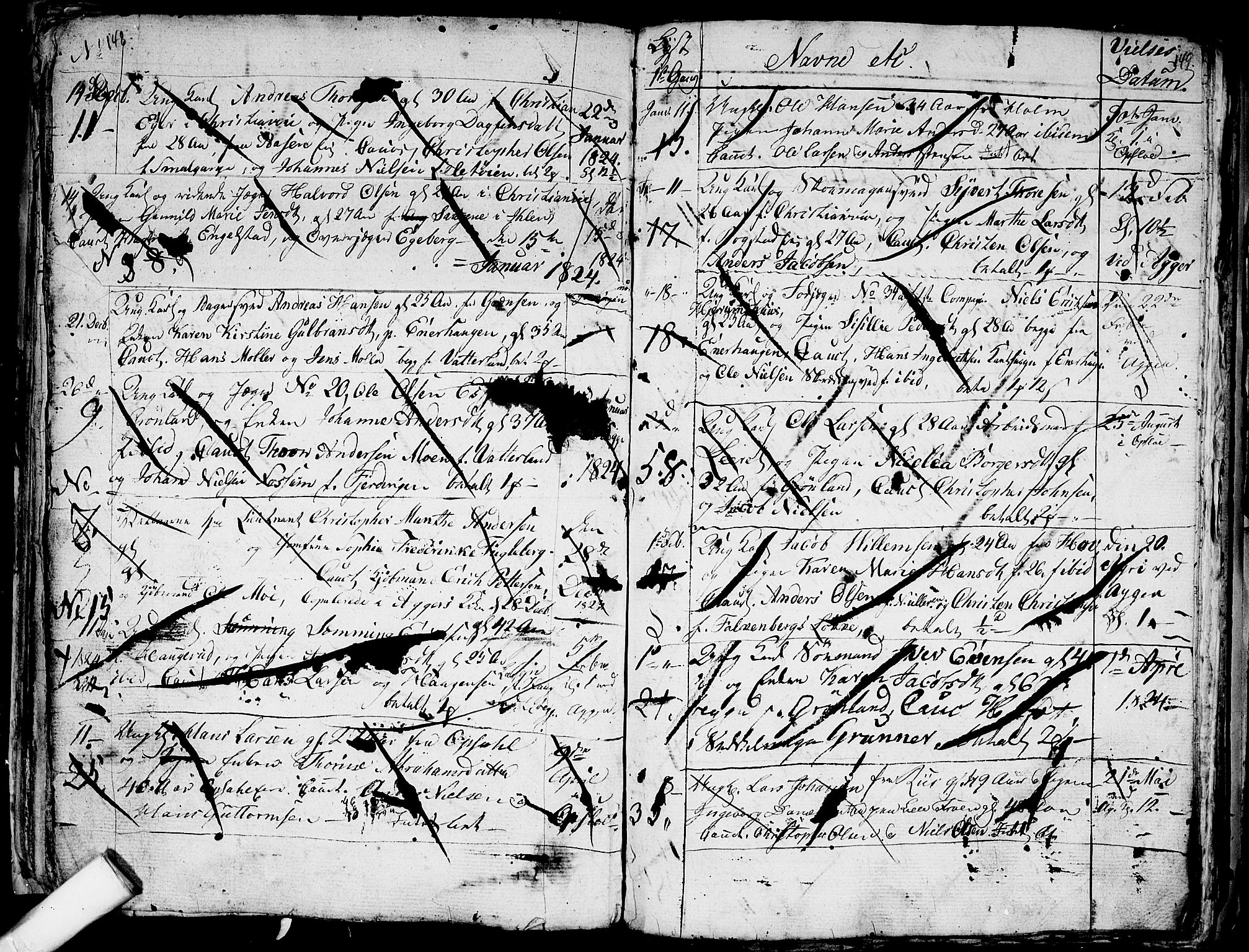 Aker prestekontor kirkebøker, SAO/A-10861/G/L0001: Parish register (copy) no. 1, 1796-1826, p. 148-149