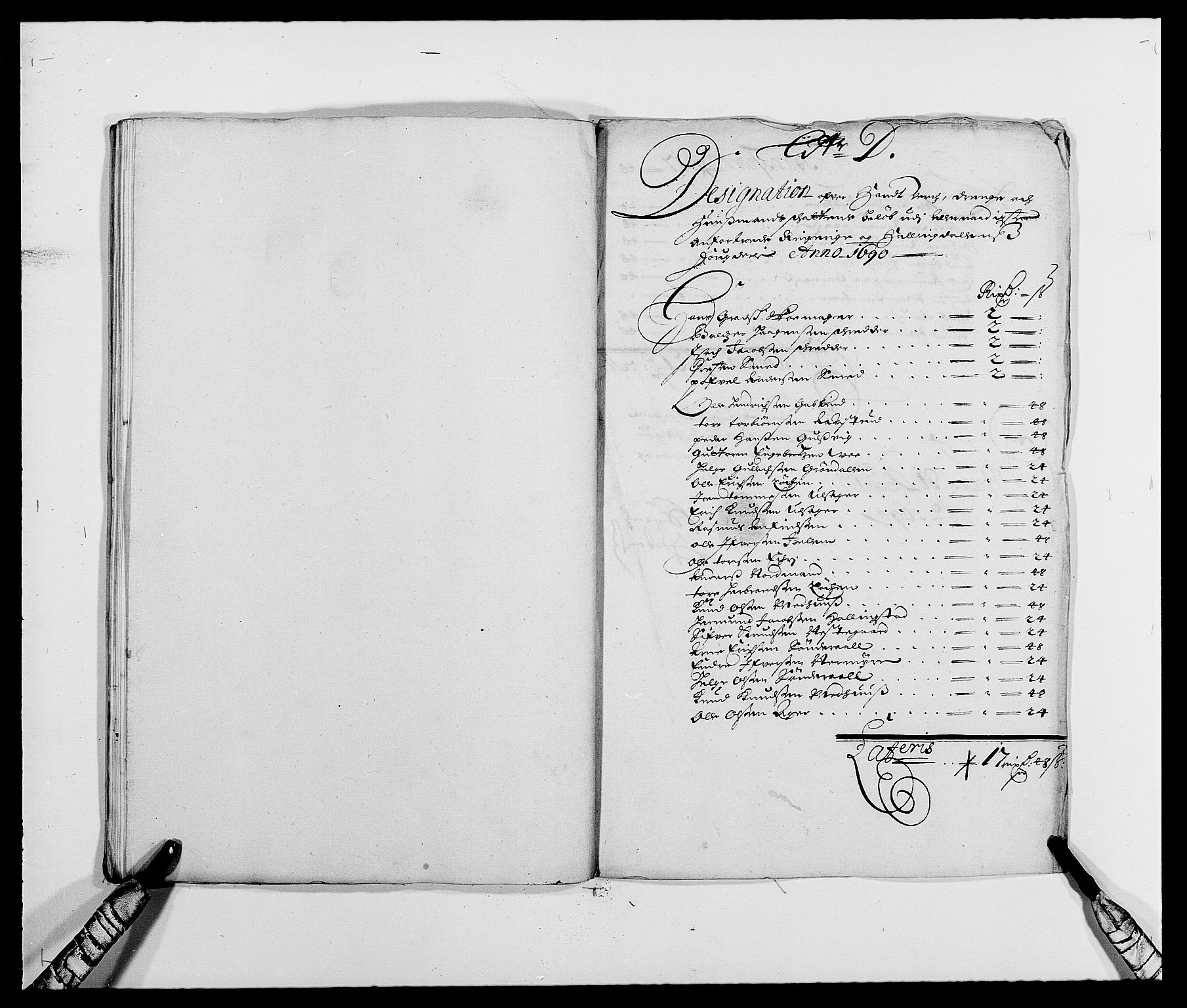 Rentekammeret inntil 1814, Reviderte regnskaper, Fogderegnskap, AV/RA-EA-4092/R21/L1448: Fogderegnskap Ringerike og Hallingdal, 1690-1692, p. 50