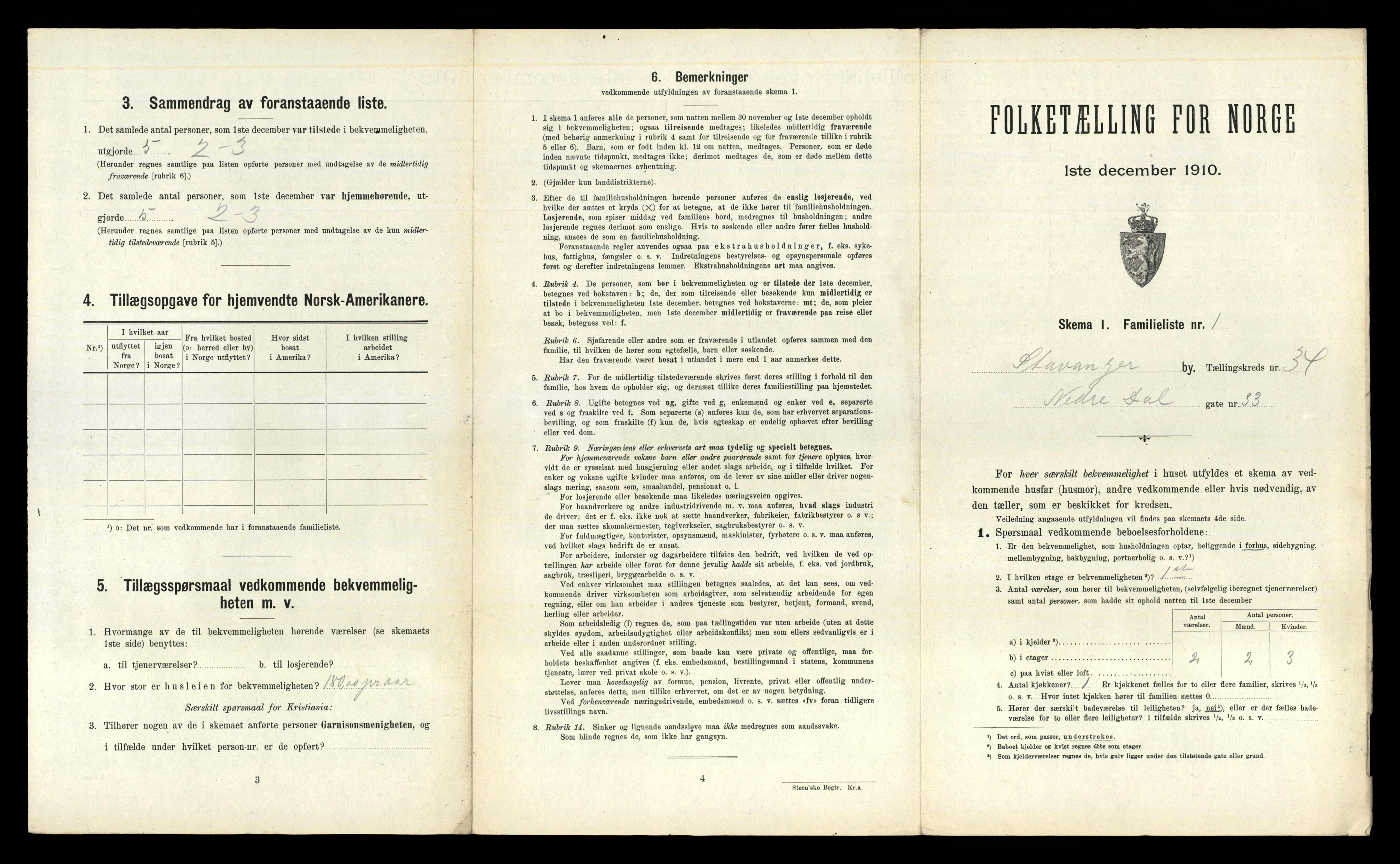 RA, 1910 census for Stavanger, 1910, p. 21730