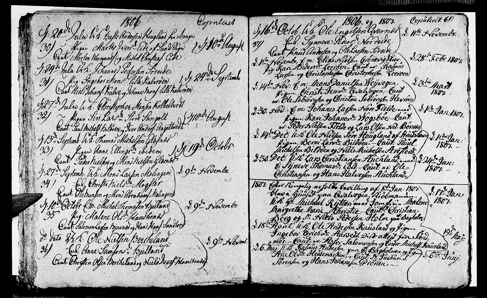 Sund sokneprestembete, AV/SAB-A-99930: Parish register (official) no. A 8, 1788-1815, p. 60