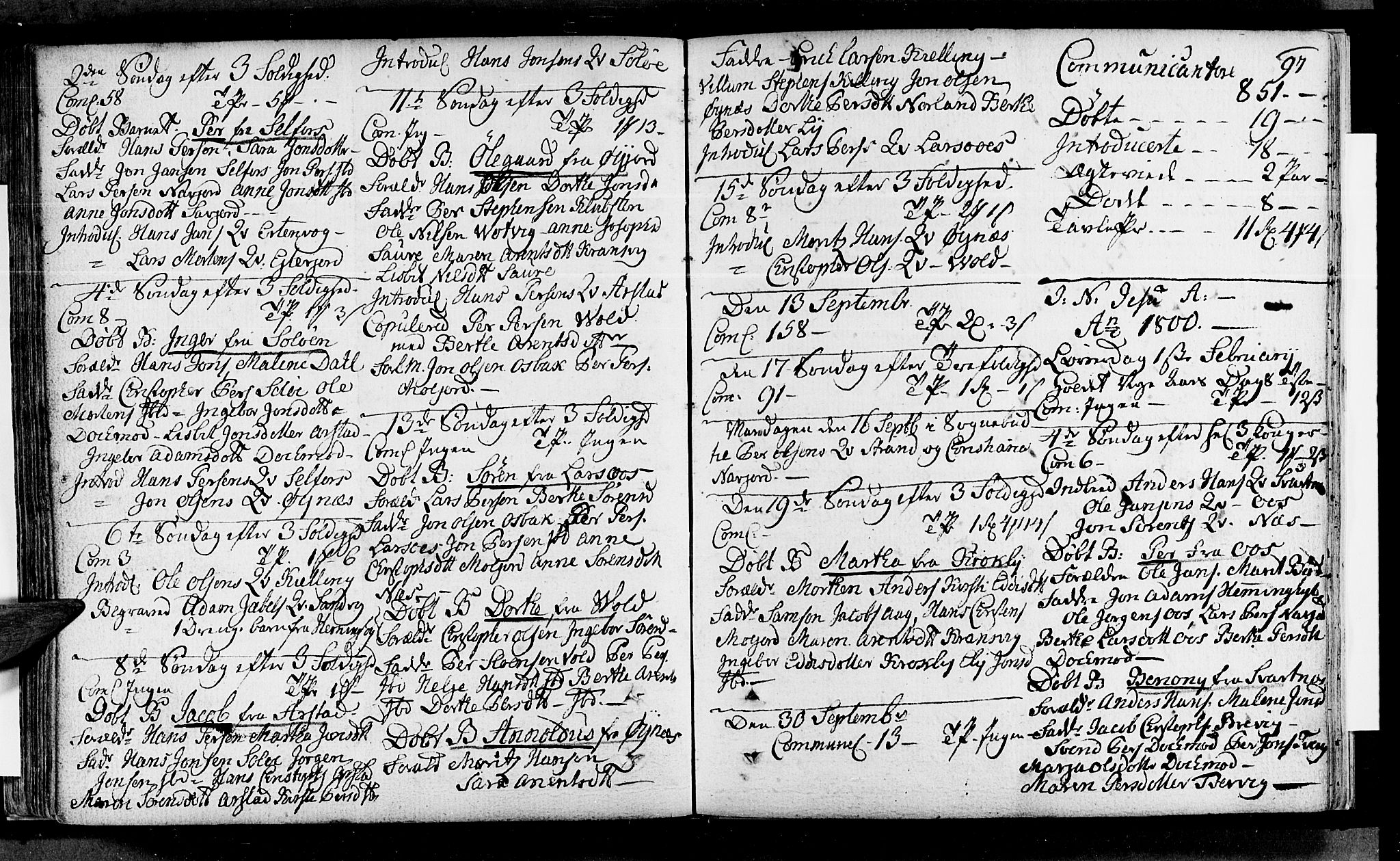 Ministerialprotokoller, klokkerbøker og fødselsregistre - Nordland, SAT/A-1459/846/L0643: Parish register (official) no. 846A01, 1748-1804, p. 97