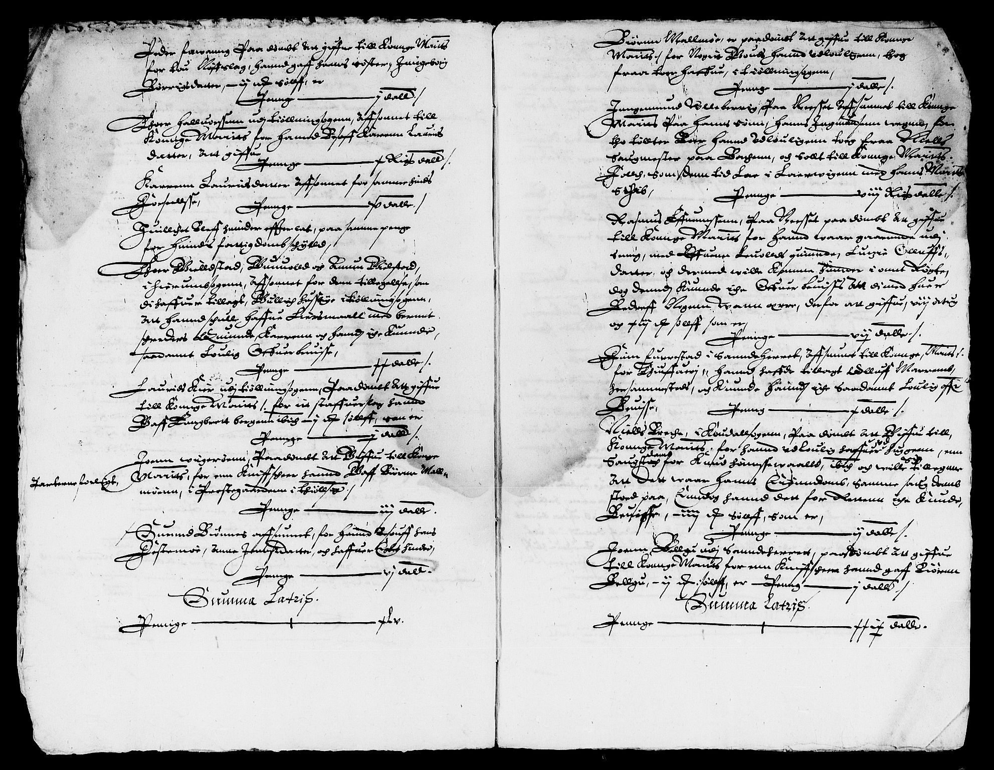 Rentekammeret inntil 1814, Reviderte regnskaper, Lensregnskaper, AV/RA-EA-5023/R/Rb/Rbl/L0001: Brunla len med Numedal len til 1628,  Sandsvær len 1626-28 og Eiker len 1626-37, 1617-1627