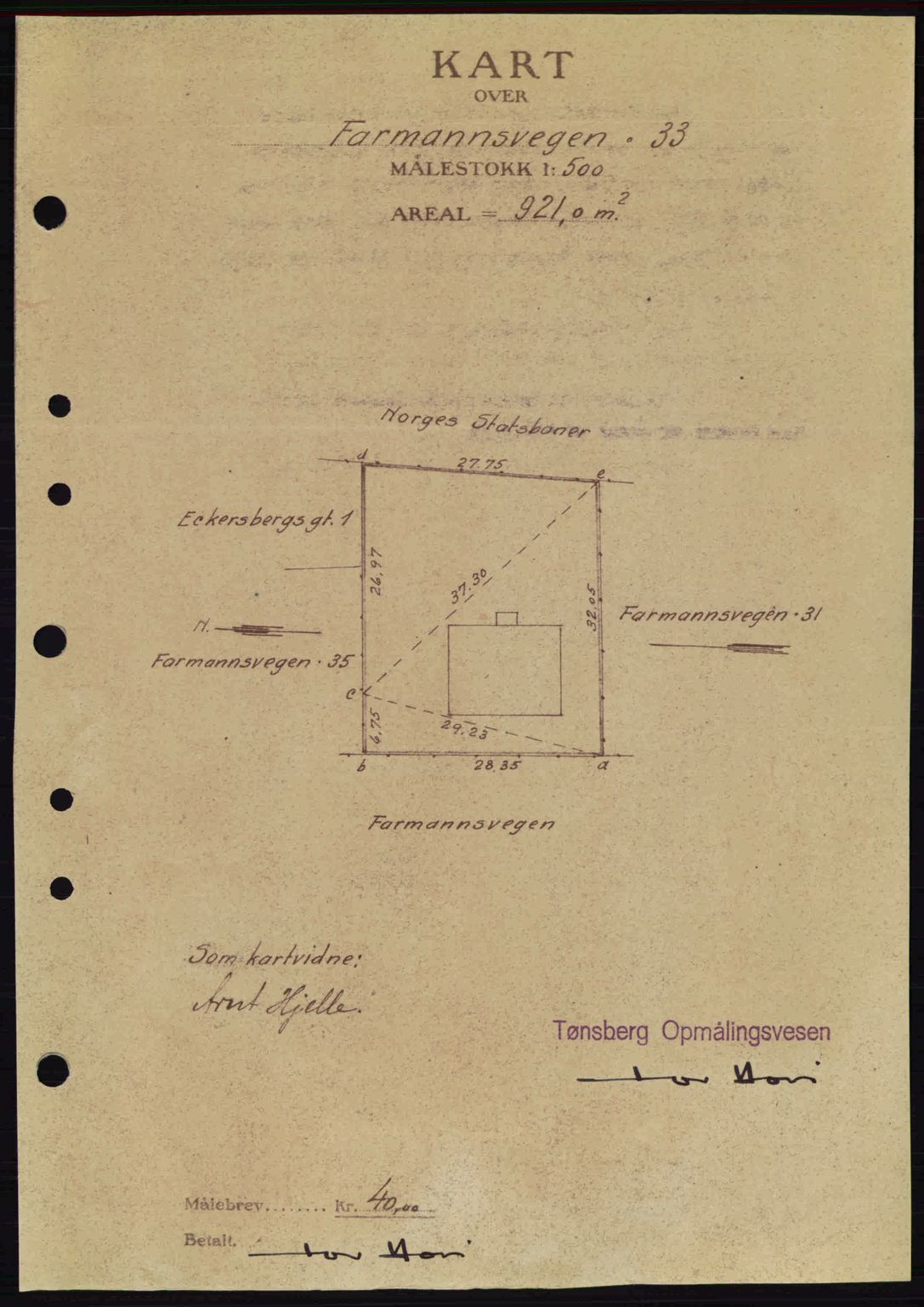 Tønsberg sorenskriveri, AV/SAKO-A-130/G/Ga/Gaa/L0014: Mortgage book no. A14, 1943-1944, Diary no: : 41/1944