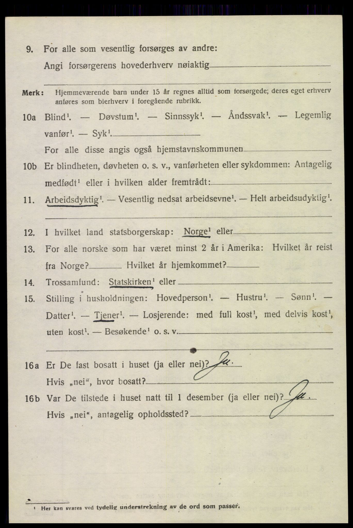 SAK, 1920 census for Holt, 1920, p. 2817