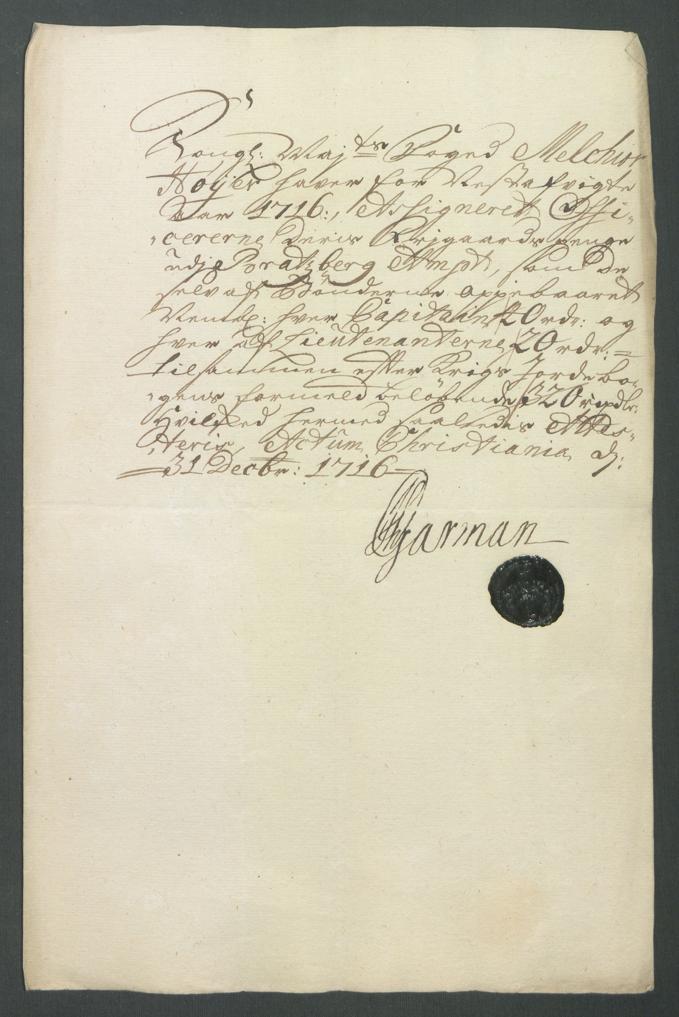 Rentekammeret inntil 1814, Reviderte regnskaper, Fogderegnskap, AV/RA-EA-4092/R36/L2128: Fogderegnskap Øvre og Nedre Telemark og Bamble, 1716, p. 286