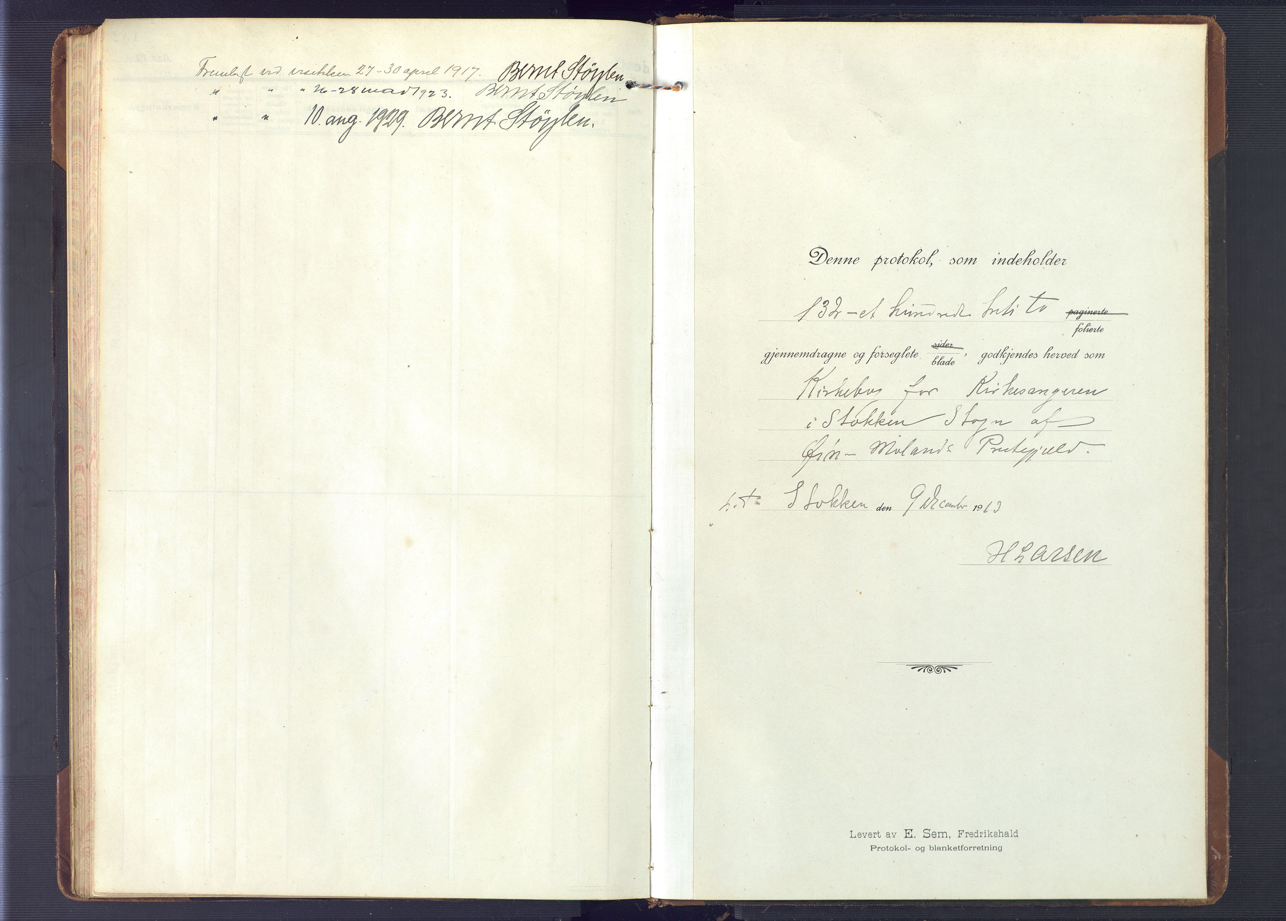 Austre Moland sokneprestkontor, SAK/1111-0001/F/Fb/Fbb/L0004: Parish register (copy) no. B 4, 1914-1929