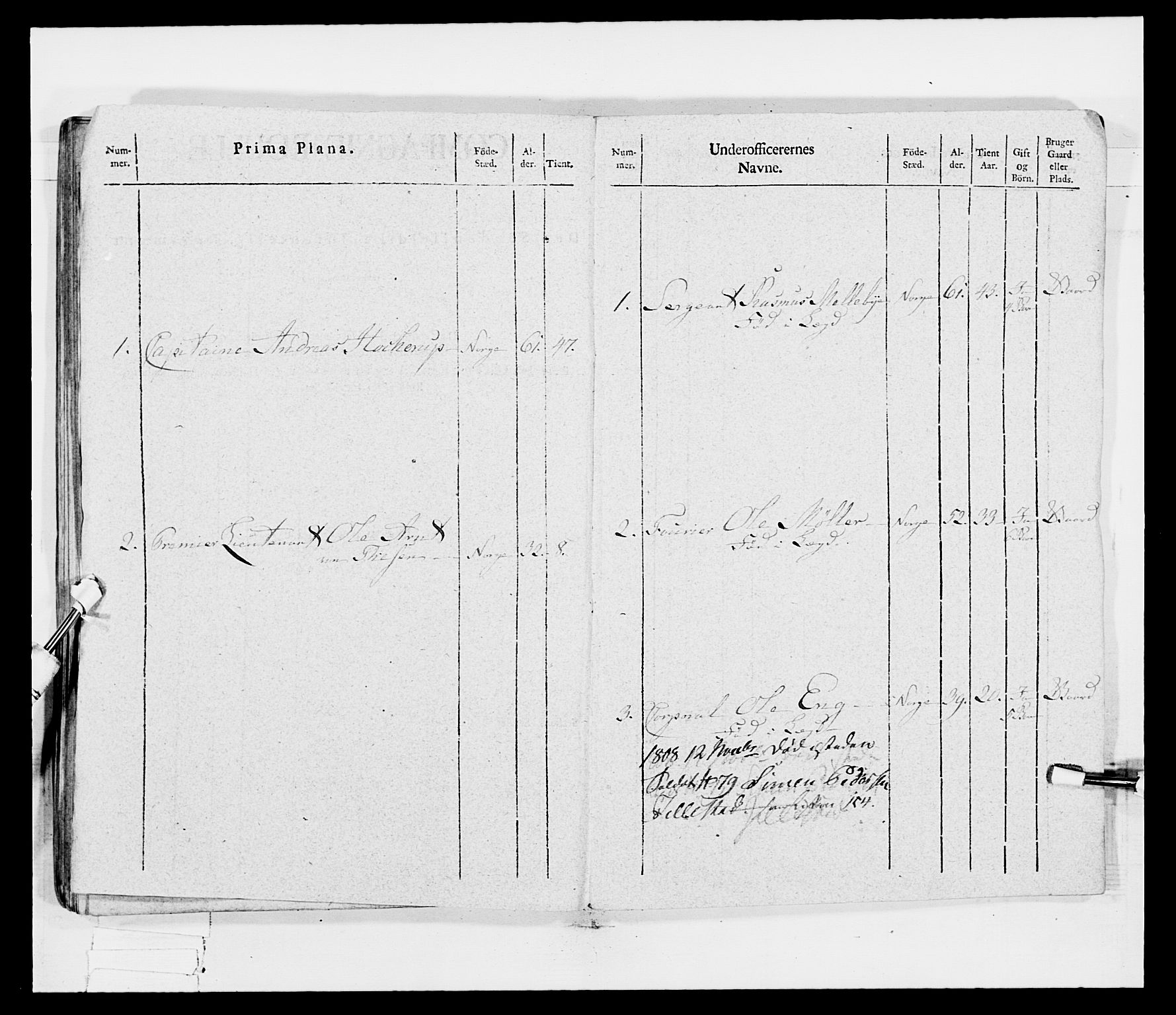 Generalitets- og kommissariatskollegiet, Det kongelige norske kommissariatskollegium, AV/RA-EA-5420/E/Eh/L0030a: Sønnafjelske gevorbne infanteriregiment, 1807, p. 51