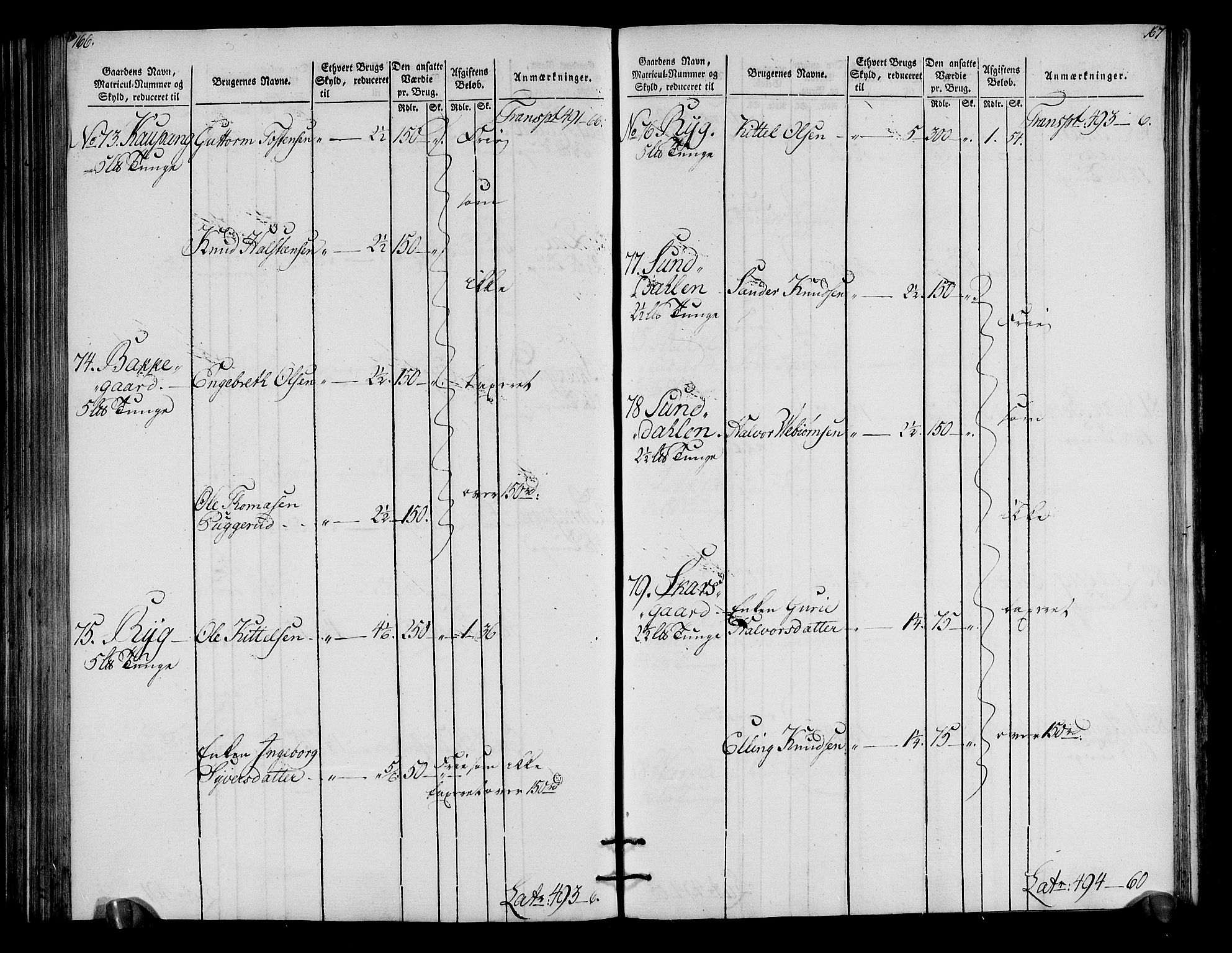 Rentekammeret inntil 1814, Realistisk ordnet avdeling, AV/RA-EA-4070/N/Ne/Nea/L0050: Ringerike og Hallingdal fogderi. Oppebørselsregister for Hallingdal, 1803-1804, p. 87