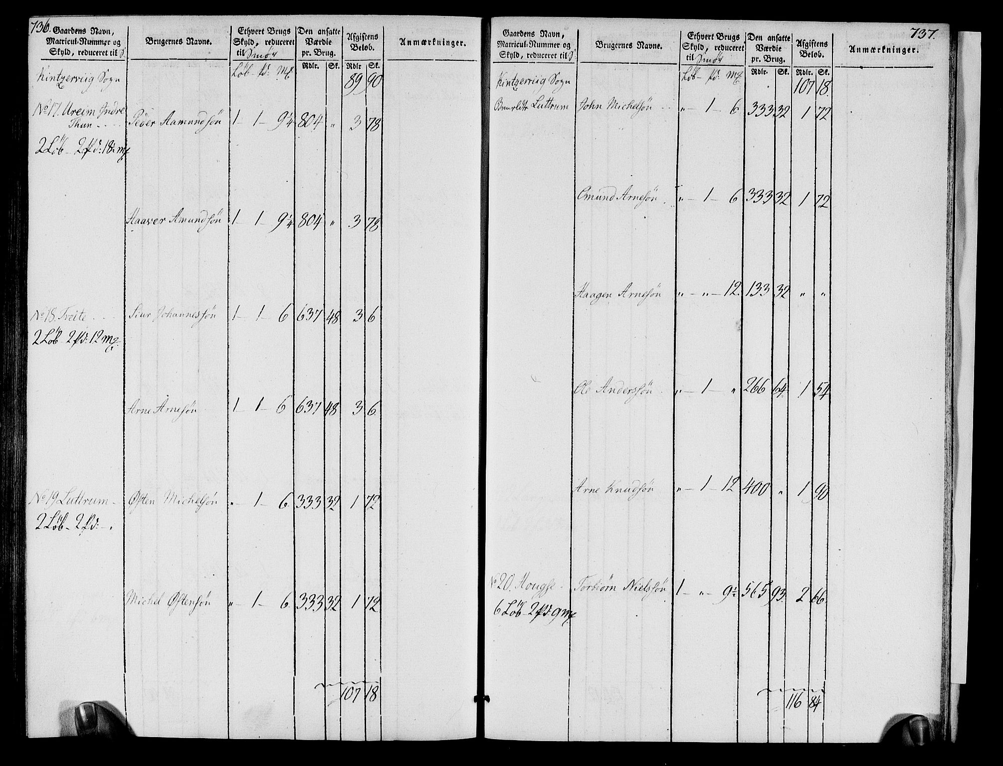 Rentekammeret inntil 1814, Realistisk ordnet avdeling, AV/RA-EA-4070/N/Ne/Nea/L0109: Sunnhordland og Hardanger fogderi. Oppebørselsregister, 1803-1804, p. 373