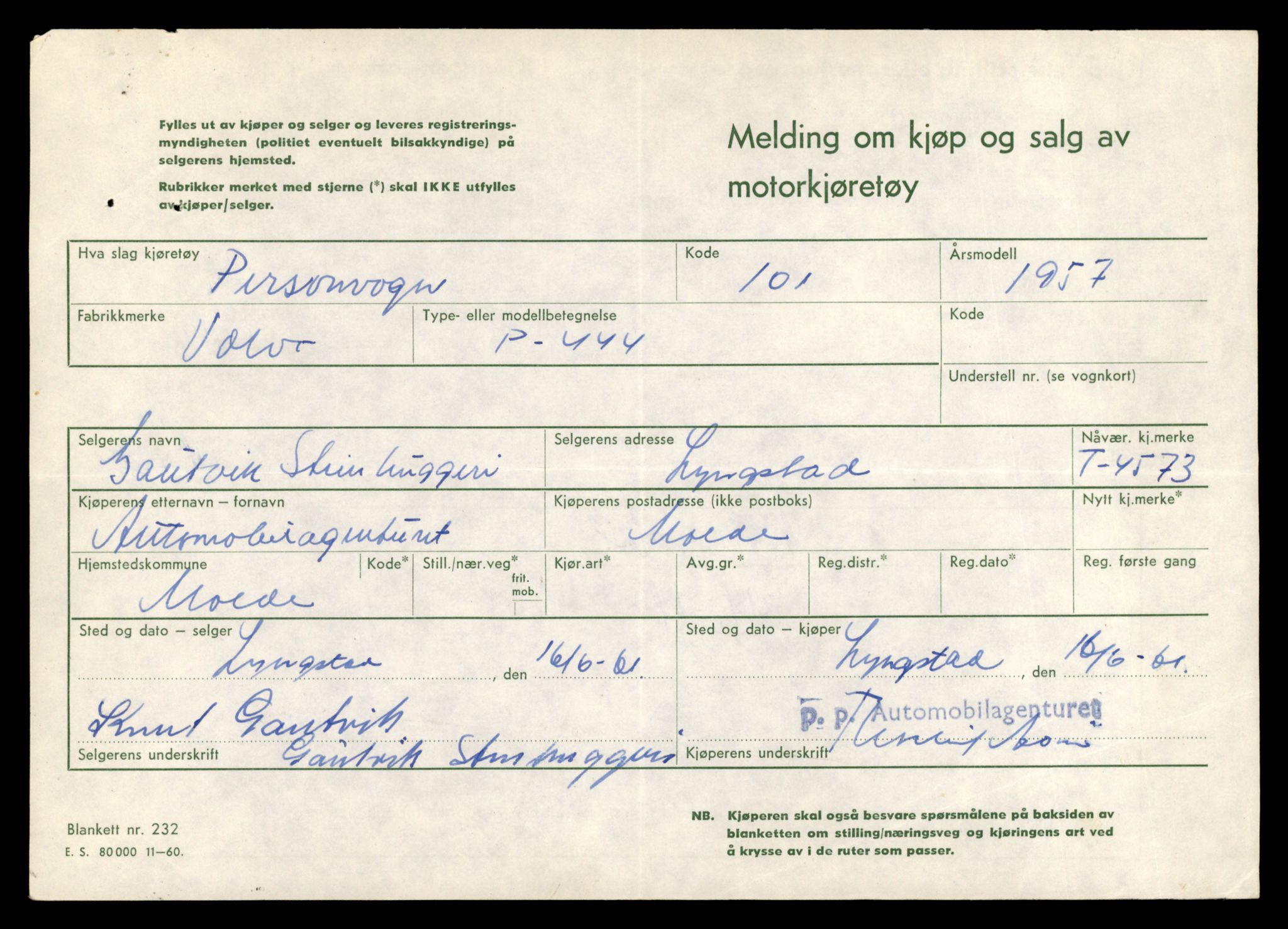 Møre og Romsdal vegkontor - Ålesund trafikkstasjon, AV/SAT-A-4099/F/Fe/L0044: Registreringskort for kjøretøy T 14205 - T 14319, 1927-1998, p. 2333