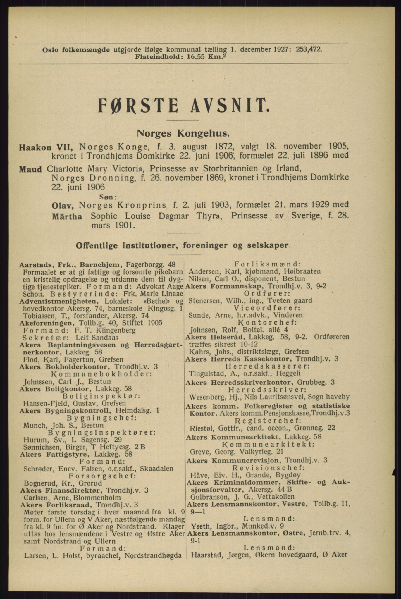Kristiania/Oslo adressebok, PUBL/-, 1929, p. 1