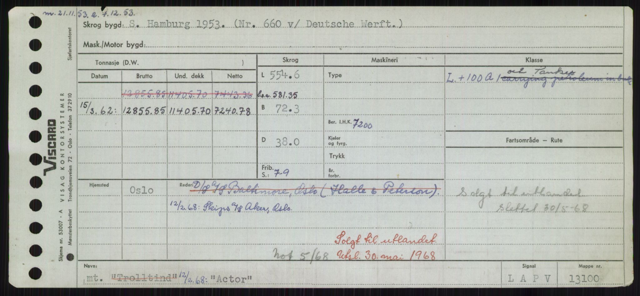 Sjøfartsdirektoratet med forløpere, Skipsmålingen, RA/S-1627/H/Hd/L0001: Fartøy, A-Anv, p. 53