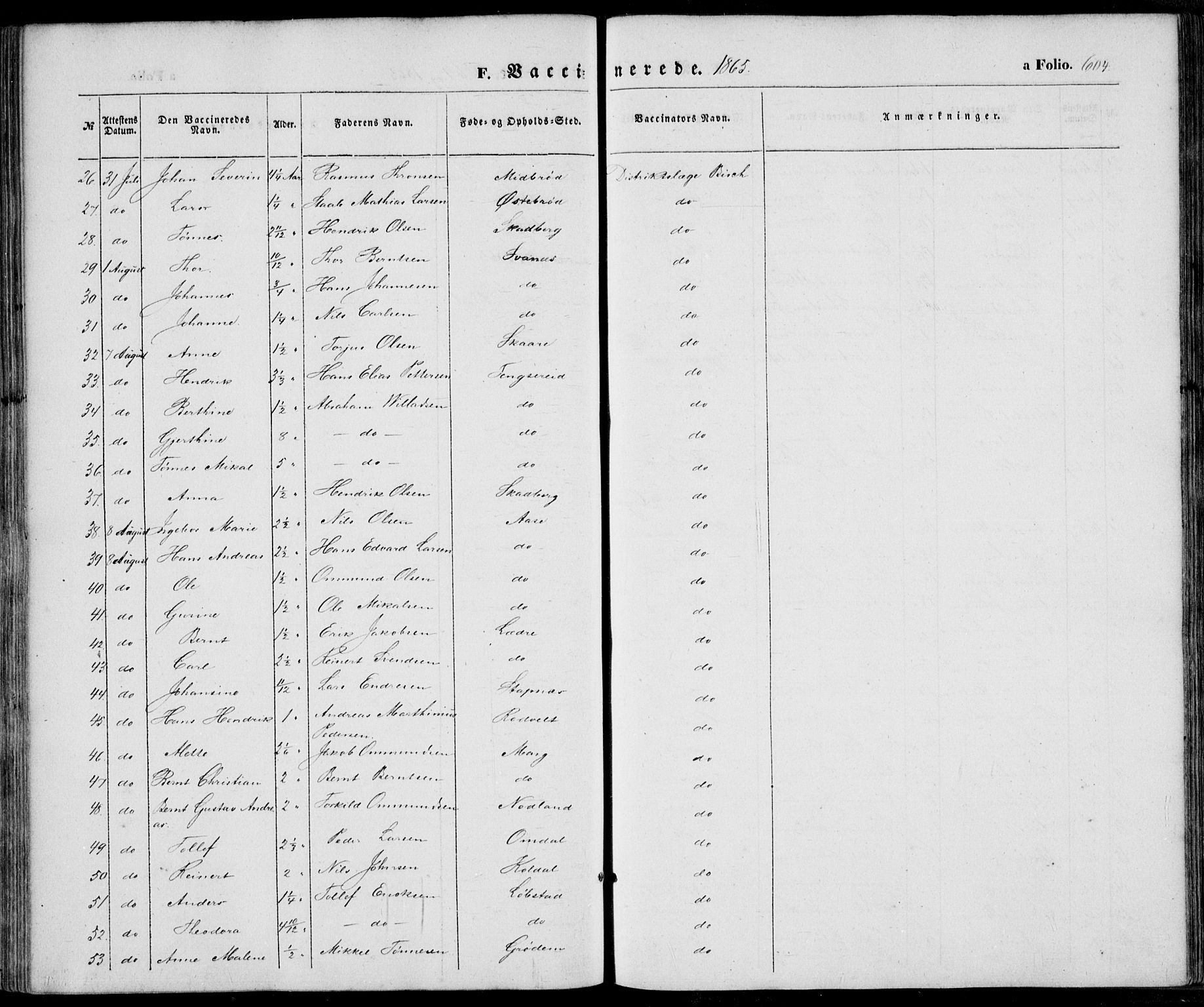 Eigersund sokneprestkontor, AV/SAST-A-101807/S08/L0013: Parish register (official) no. A 12.2, 1850-1865, p. 604