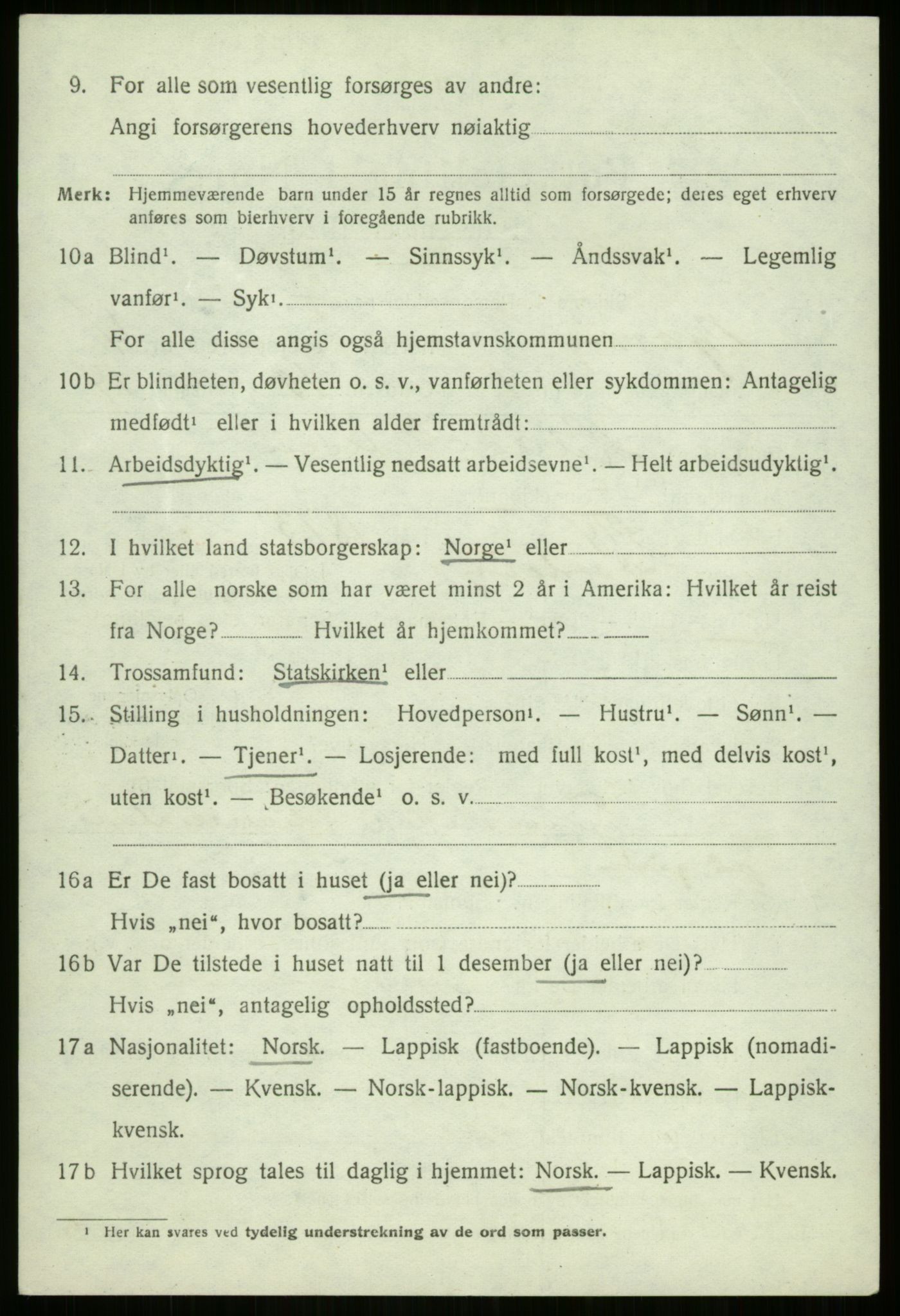 SATØ, 1920 census for Bjarkøy, 1920, p. 2032