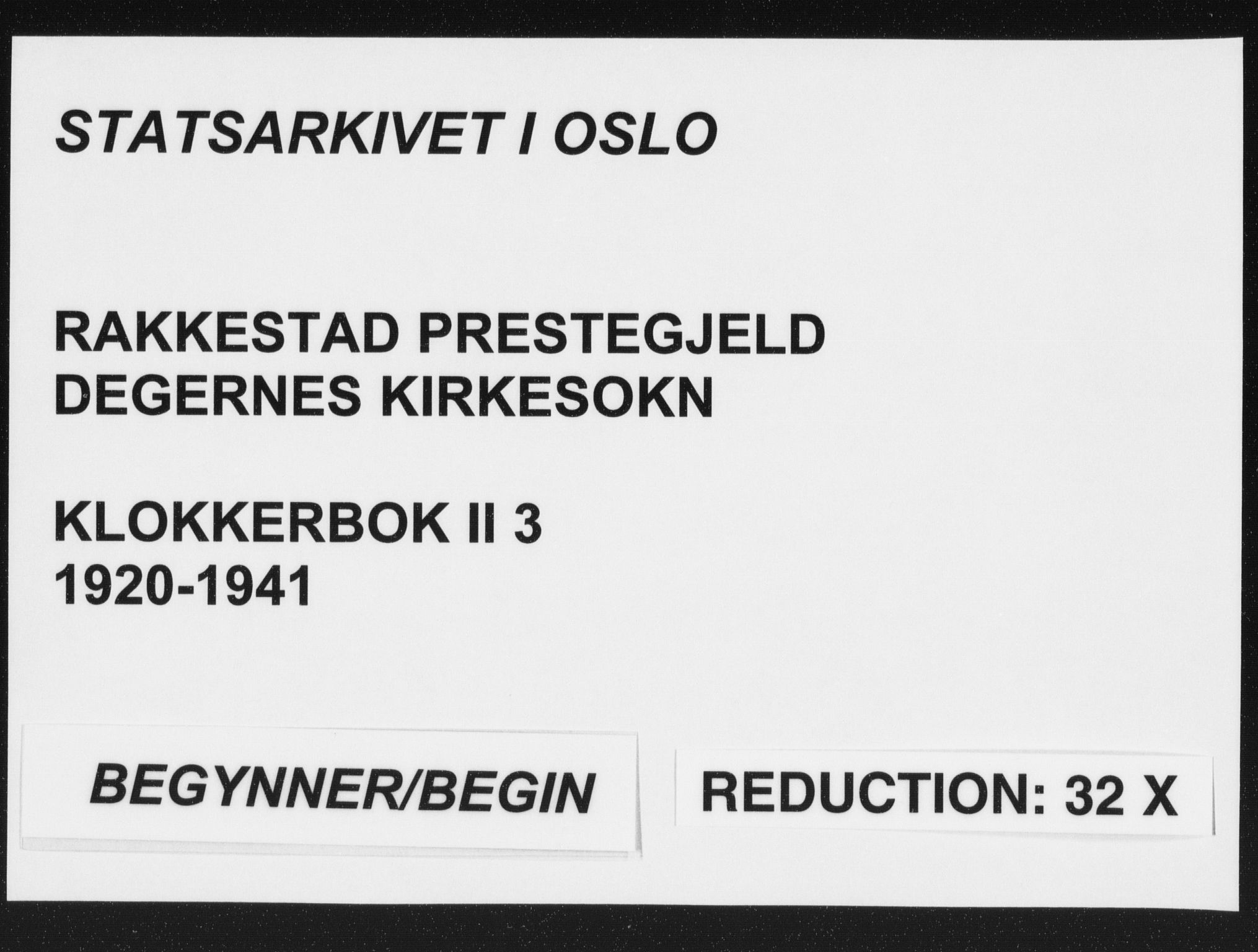 Rakkestad prestekontor Kirkebøker, SAO/A-2008/G/Gb/L0003: Parish register (copy) no. II 3, 1920-1941