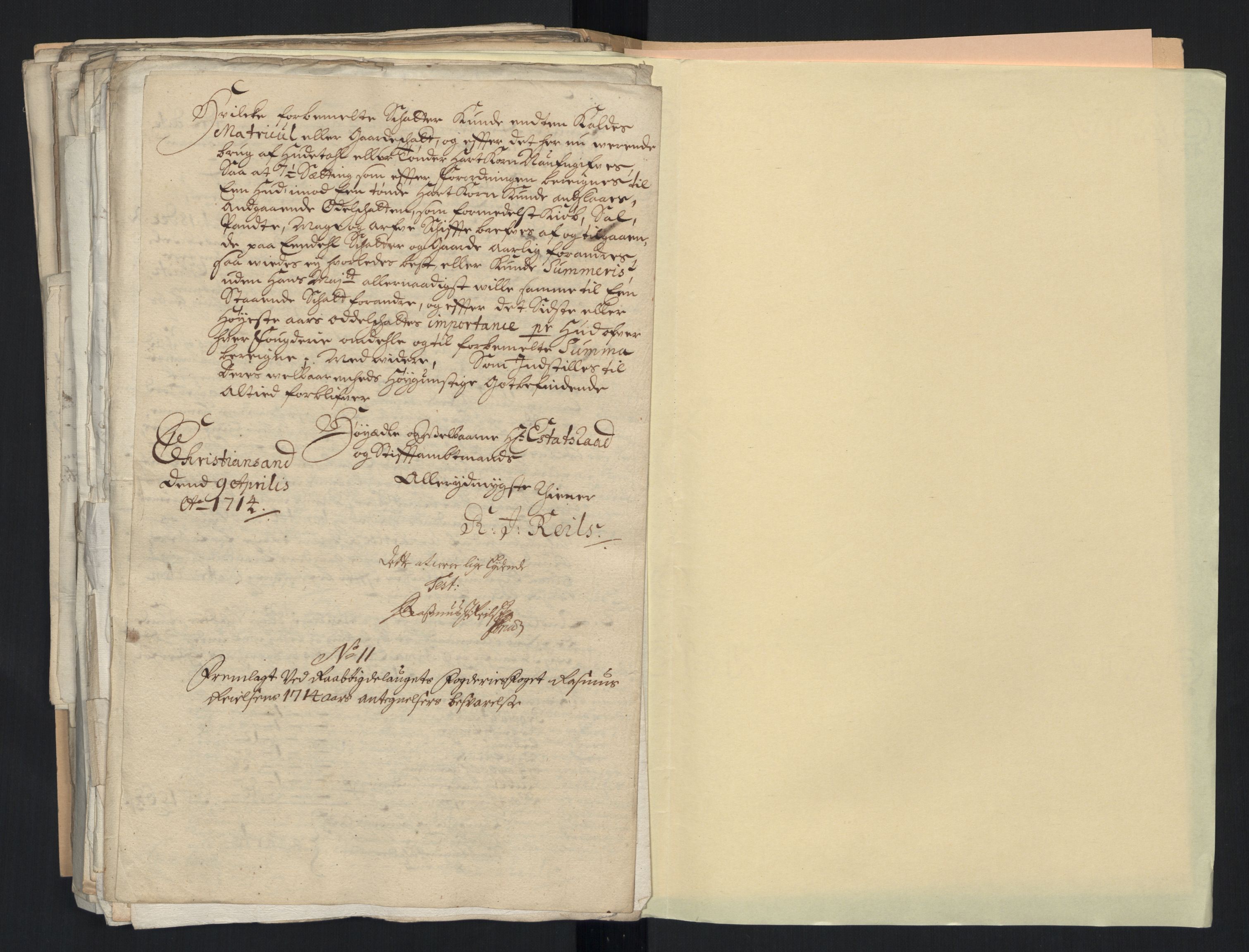 Rentekammeret inntil 1814, Reviderte regnskaper, Fogderegnskap, AV/RA-EA-4092/R40/L2451: Fogderegnskap Råbyggelag, 1714-1715, p. 181