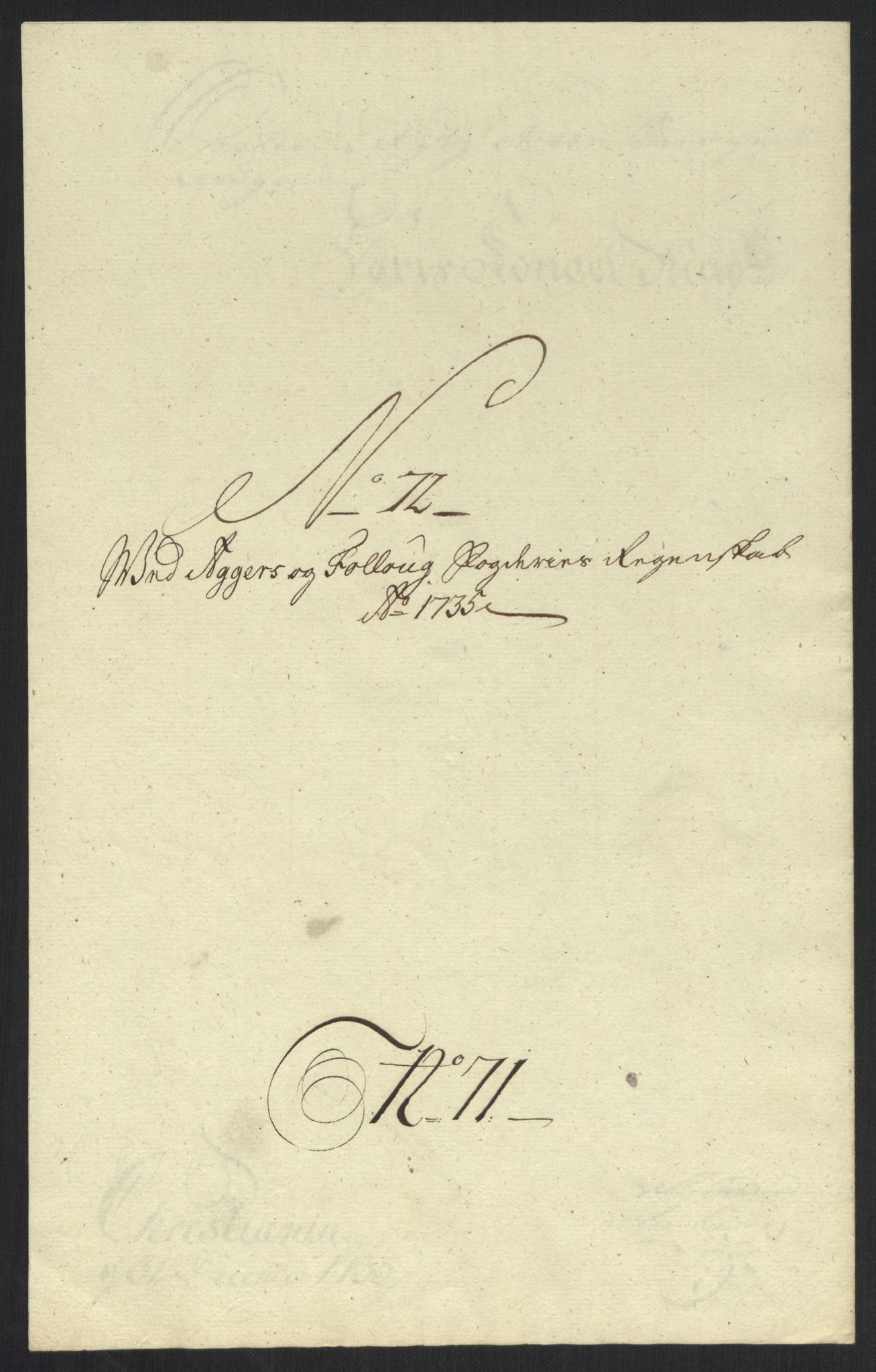 Rentekammeret inntil 1814, Reviderte regnskaper, Fogderegnskap, AV/RA-EA-4092/R10/L0474: Fogderegnskap Aker og Follo, 1735, p. 211