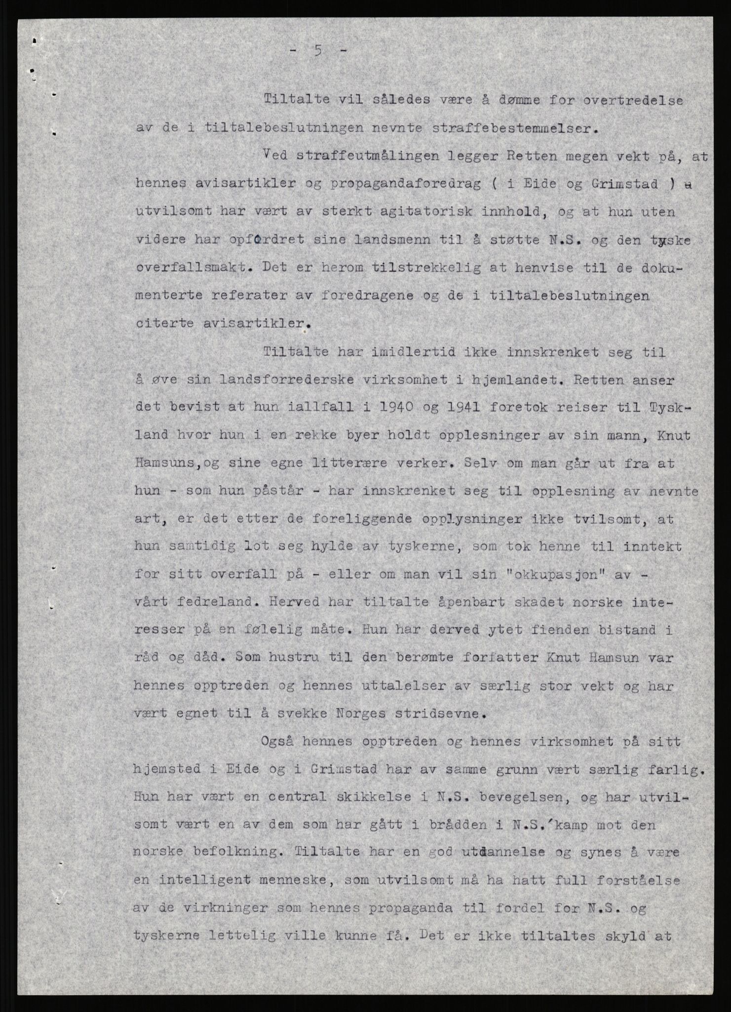 Landssvikarkivet, Arendal politikammer, AV/RA-S-3138-25/D/Dc, 1945-1951, p. 639