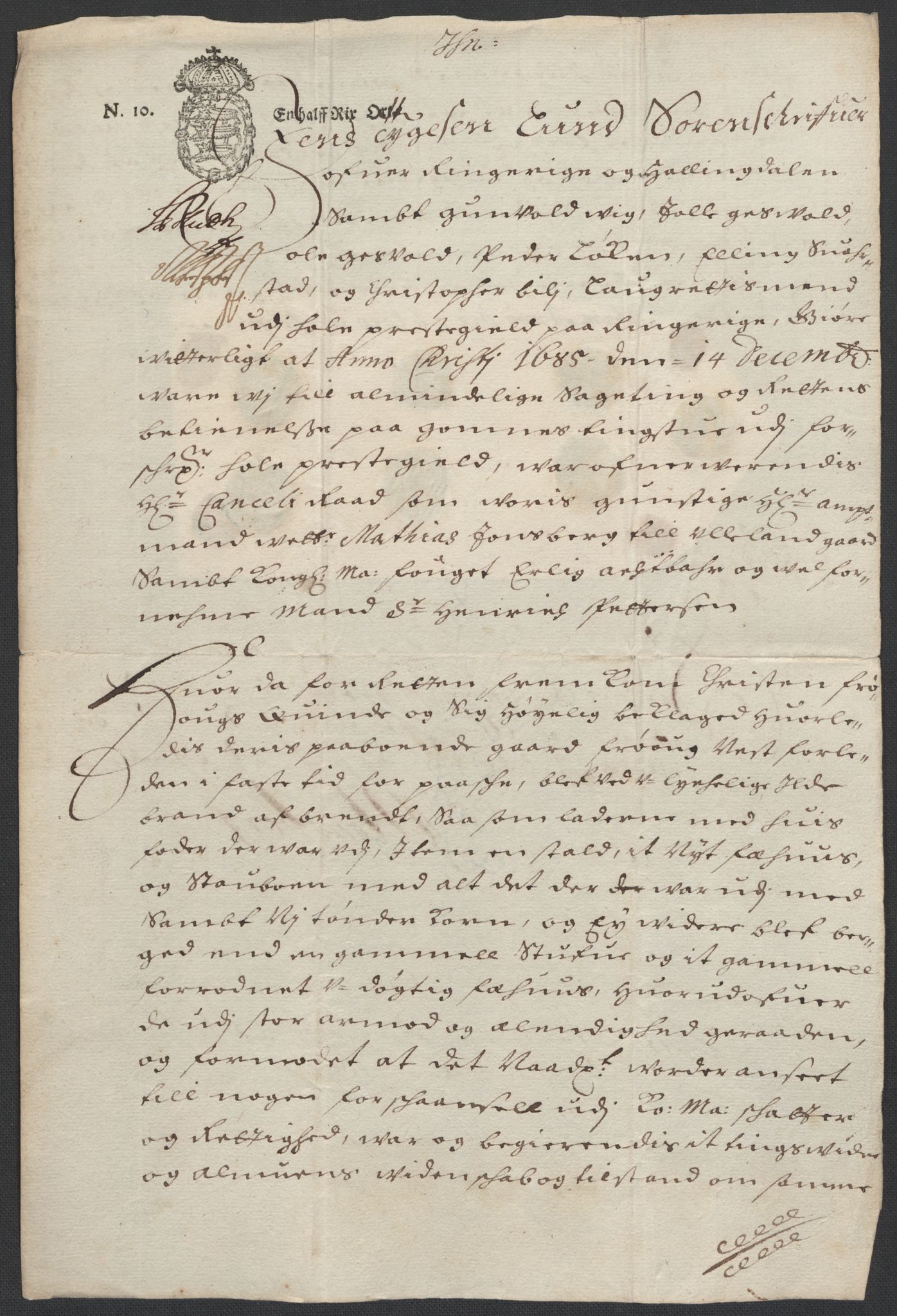 Rentekammeret inntil 1814, Reviderte regnskaper, Fogderegnskap, AV/RA-EA-4092/R21/L1446: Fogderegnskap Ringerike og Hallingdal, 1683-1686, p. 406