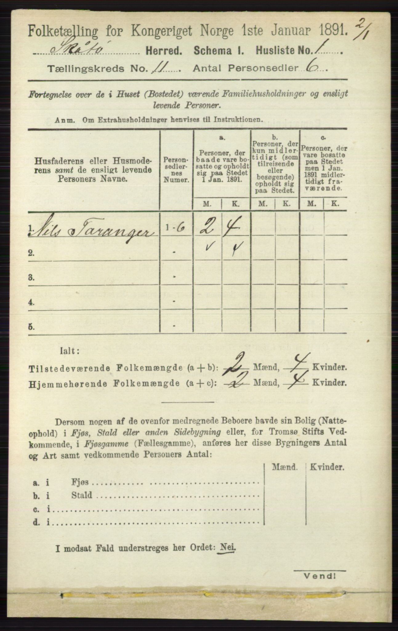 RA, 1891 census for 0815 Skåtøy, 1891, p. 4217