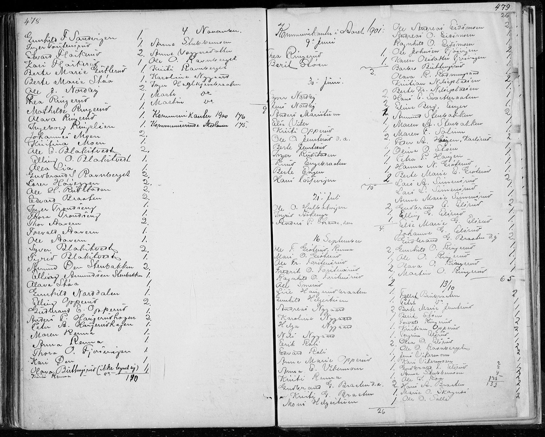Ådal kirkebøker, SAKO/A-248/G/Ga/L0003: Parish register (copy) no. I 3, 1862-1891, p. 478-479