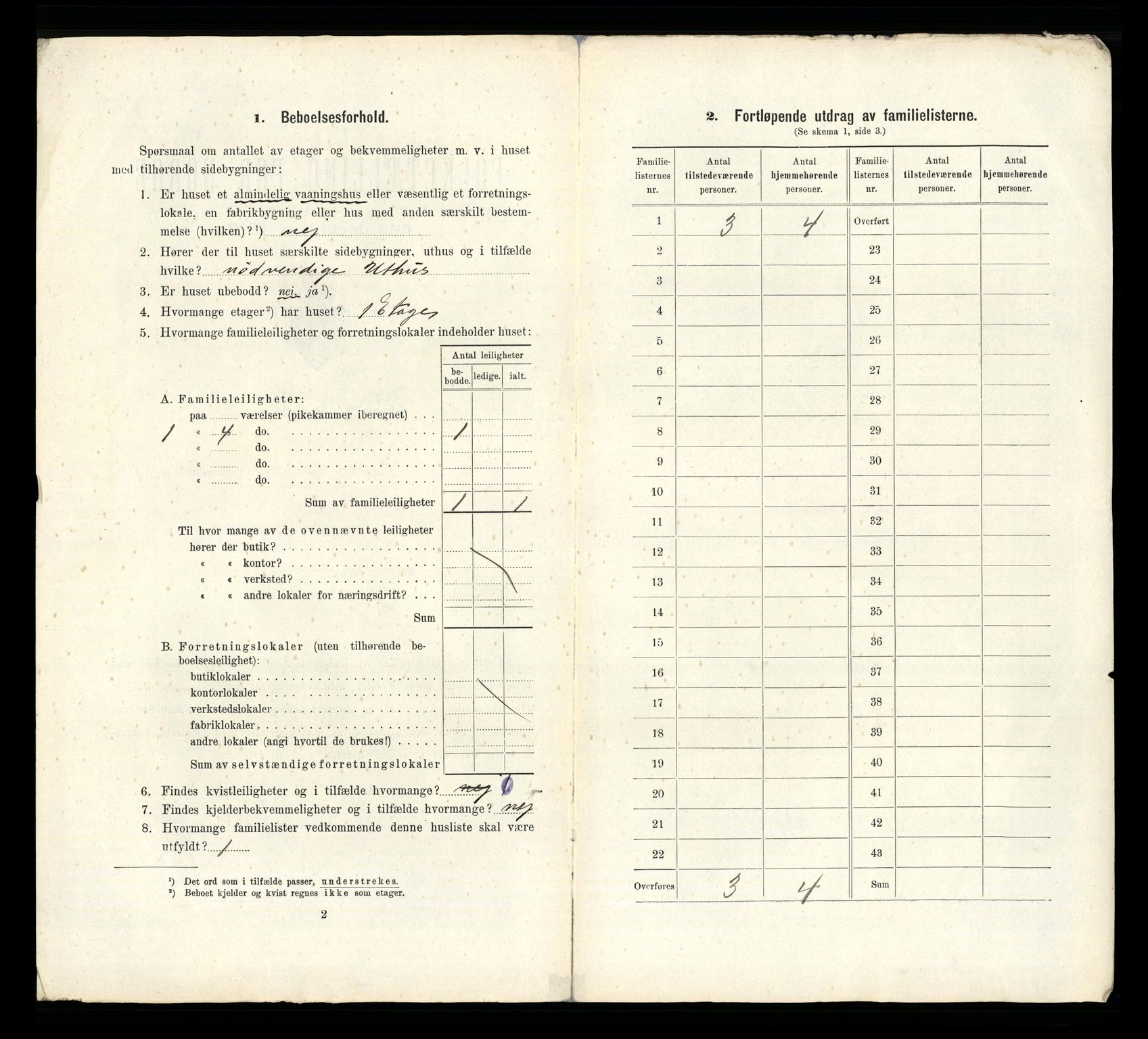 RA, 1910 census for Grimstad, 1910, p. 37