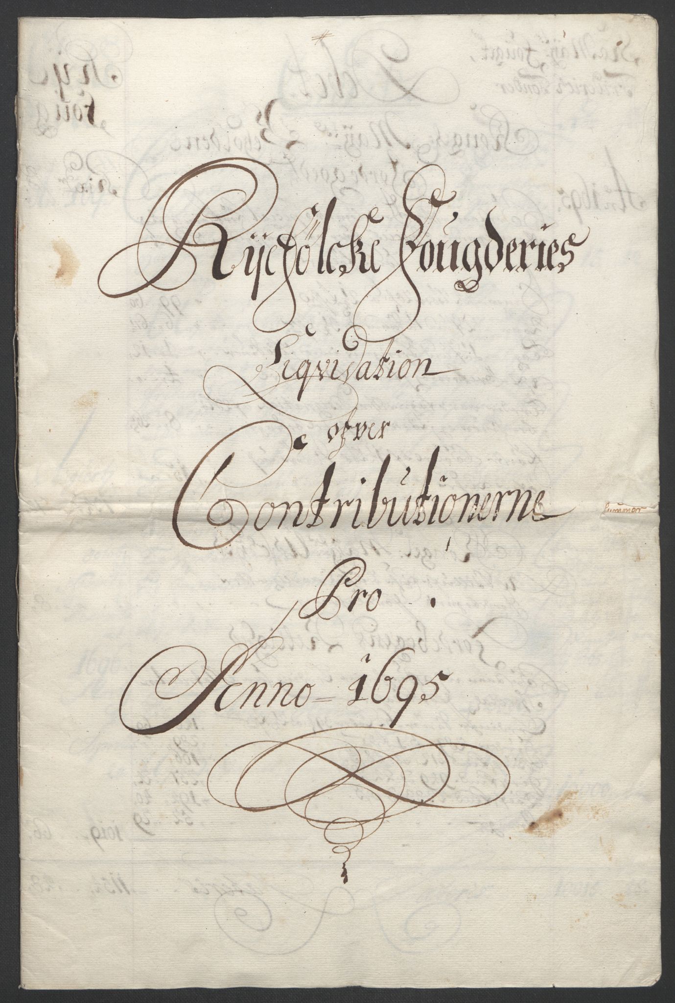 Rentekammeret inntil 1814, Reviderte regnskaper, Fogderegnskap, RA/EA-4092/R47/L2857: Fogderegnskap Ryfylke, 1694-1696, p. 108