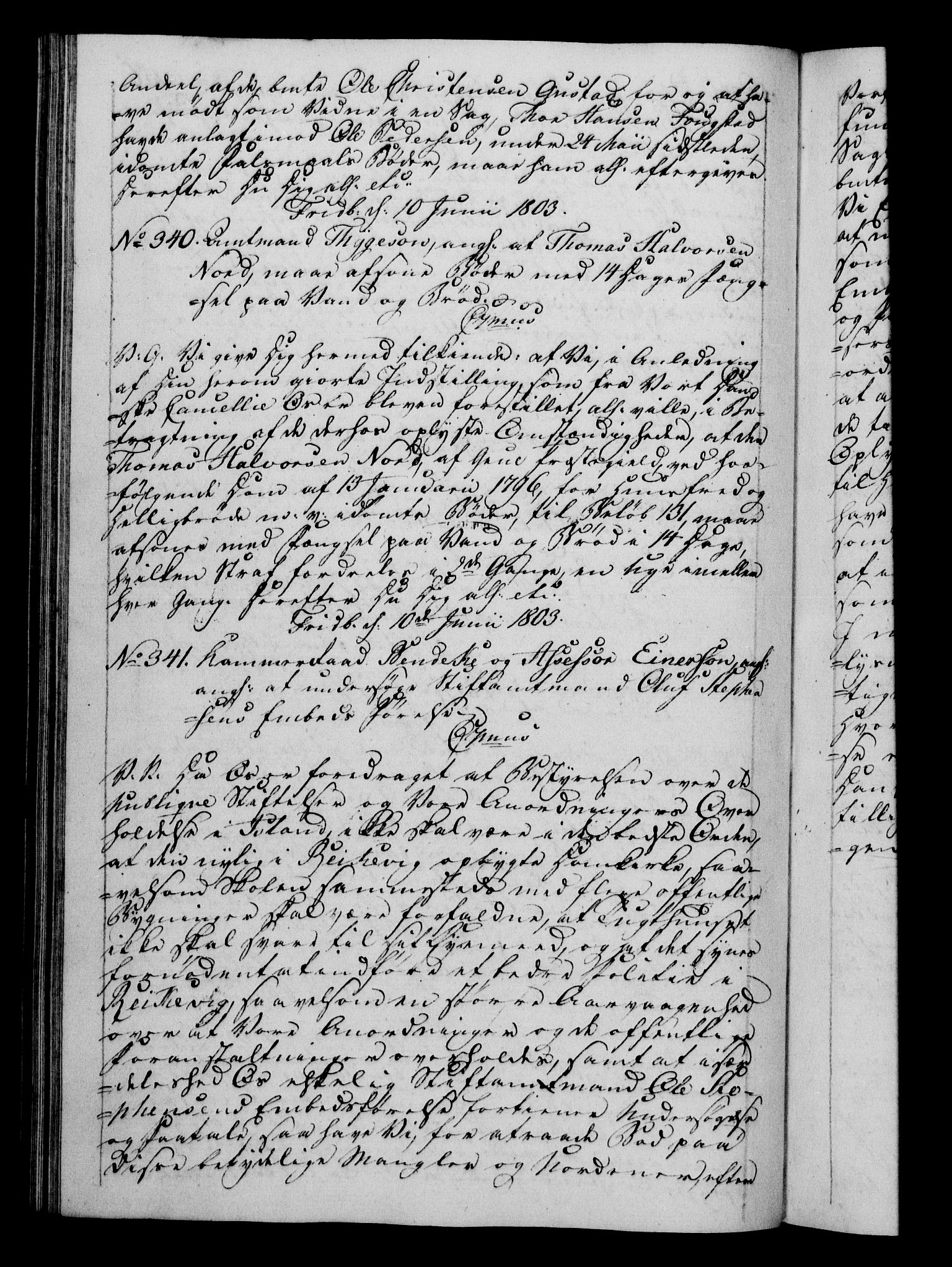 Danske Kanselli 1800-1814, RA/EA-3024/H/Hf/Hfb/Hfba/L0002: Registranter, 1802-1804, p. 156b