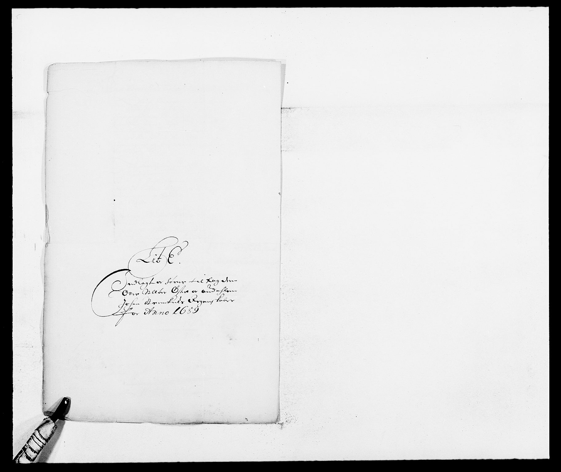 Rentekammeret inntil 1814, Reviderte regnskaper, Fogderegnskap, RA/EA-4092/R13/L0827: Fogderegnskap Solør, Odal og Østerdal, 1689, p. 231