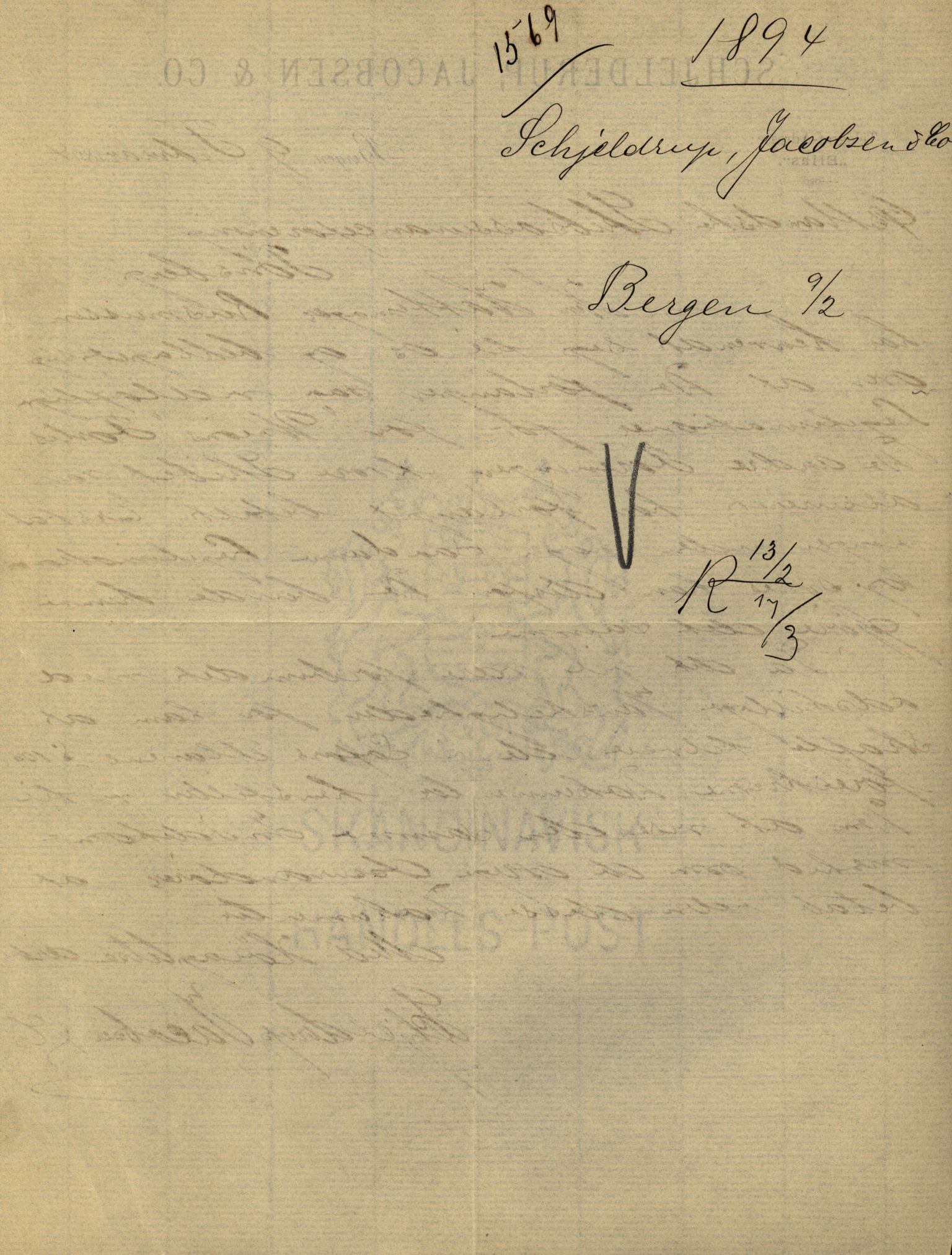 Pa 63 - Østlandske skibsassuranceforening, VEMU/A-1079/G/Ga/L0030/0008: Havaridokumenter / Skjoldmoen, Dalerne, Union, 1894, p. 166
