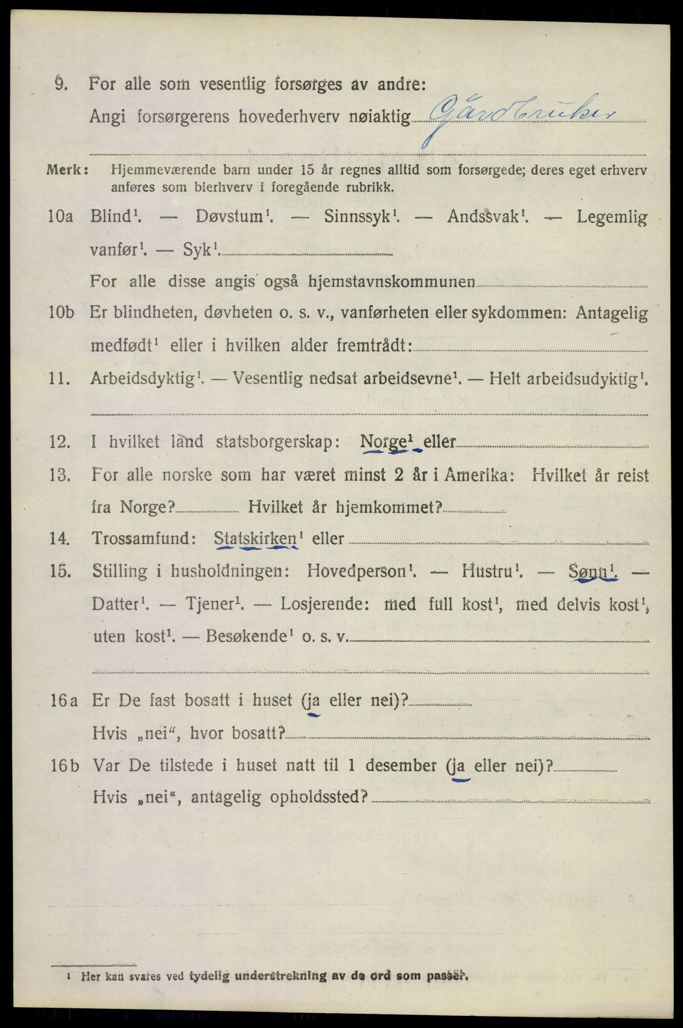 SAKO, 1920 census for Andebu, 1920, p. 5725