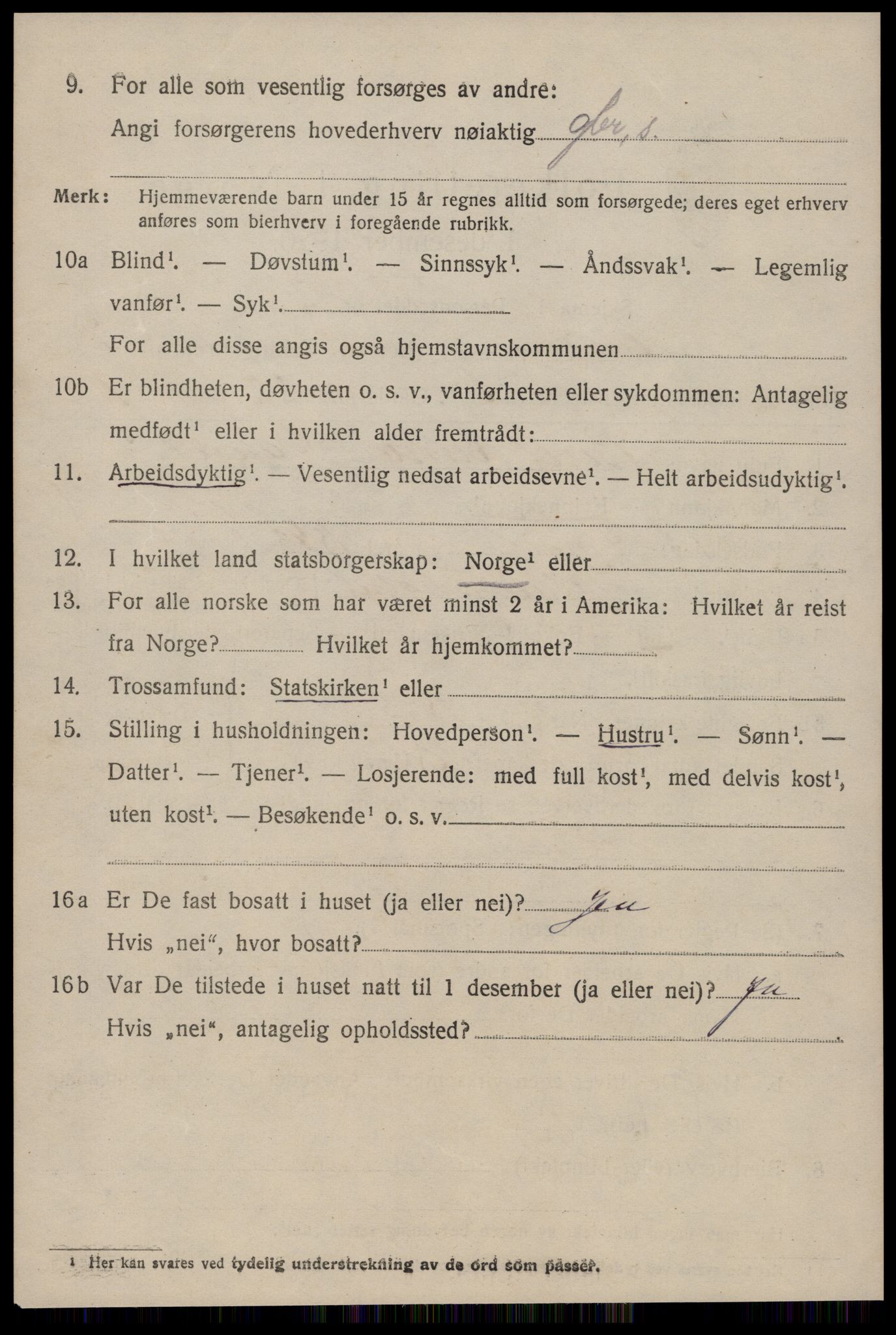 SAT, 1920 census for Aukra, 1920, p. 4236