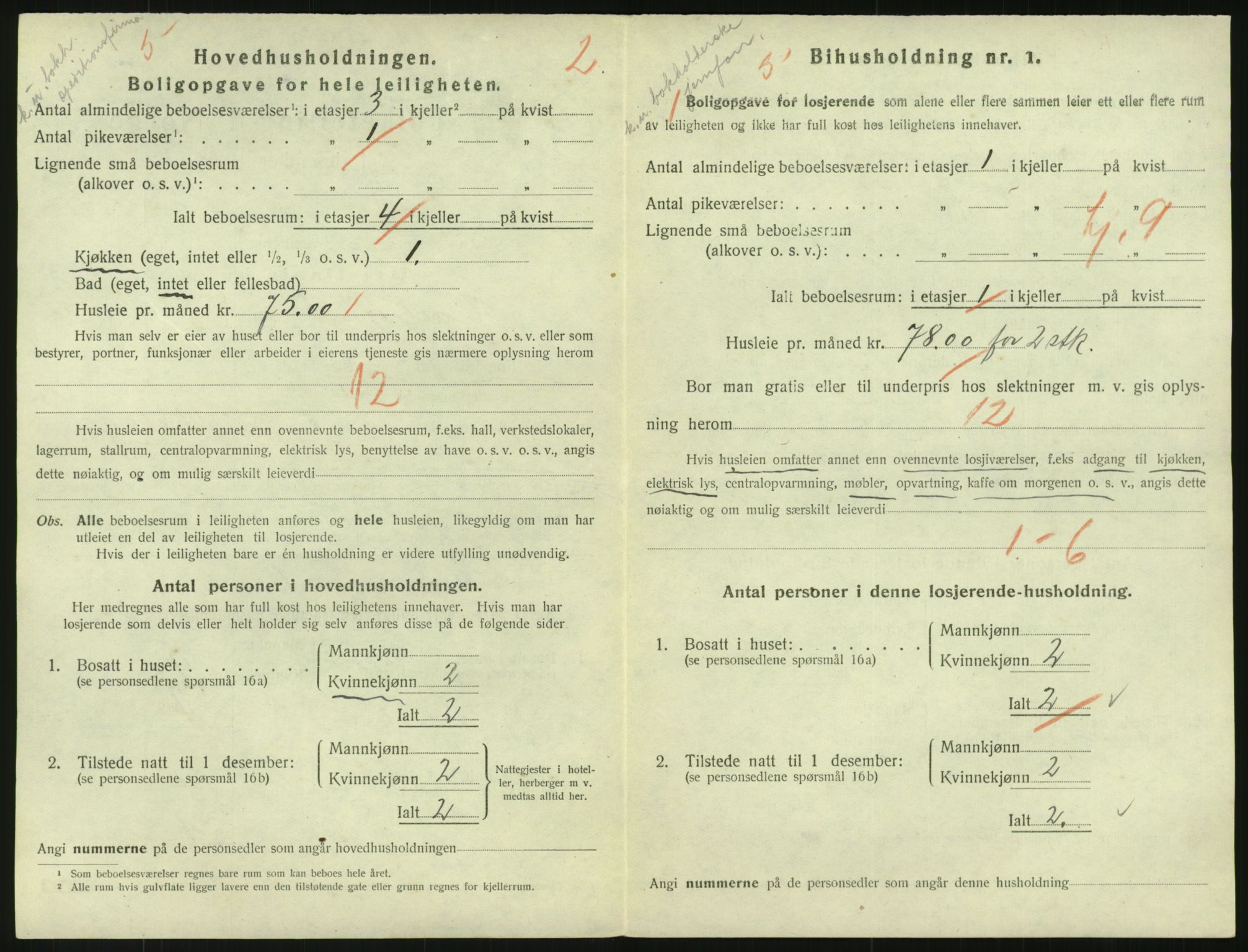 SAO, 1920 census for Kristiania, 1920, p. 13085