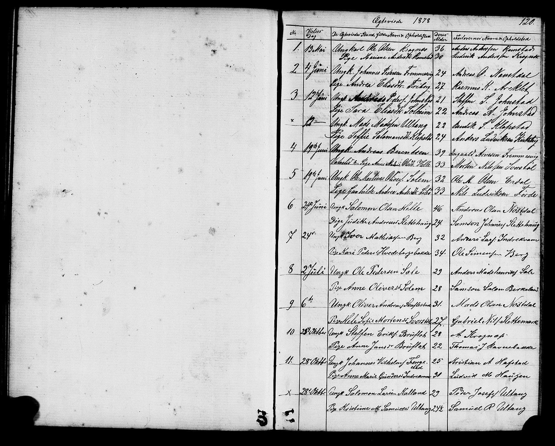Førde sokneprestembete, AV/SAB-A-79901/H/Hab/Habd/L0002: Parish register (copy) no. D 2, 1878-1880, p. 120