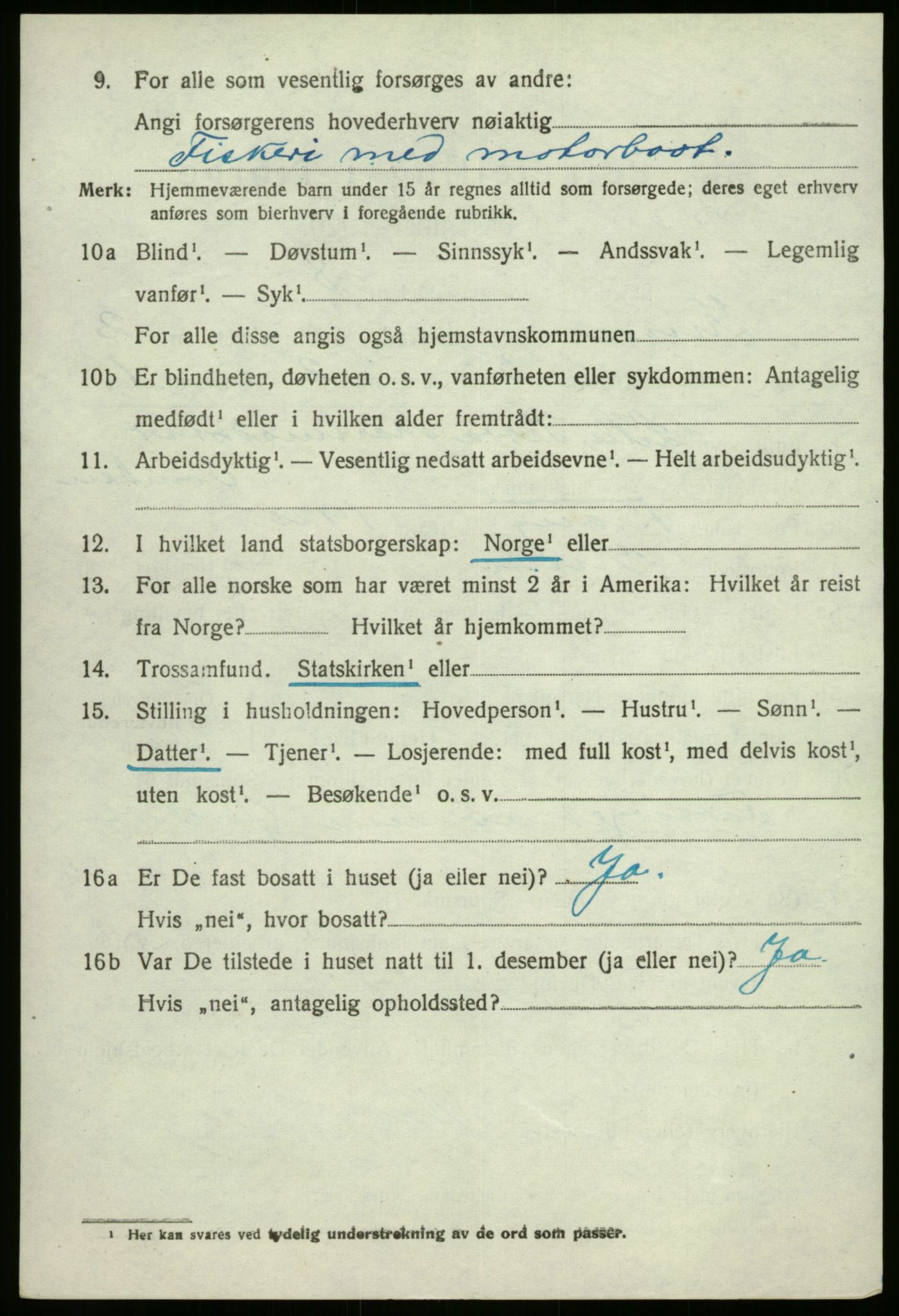 SAB, 1920 census for Kinn, 1920, p. 1966