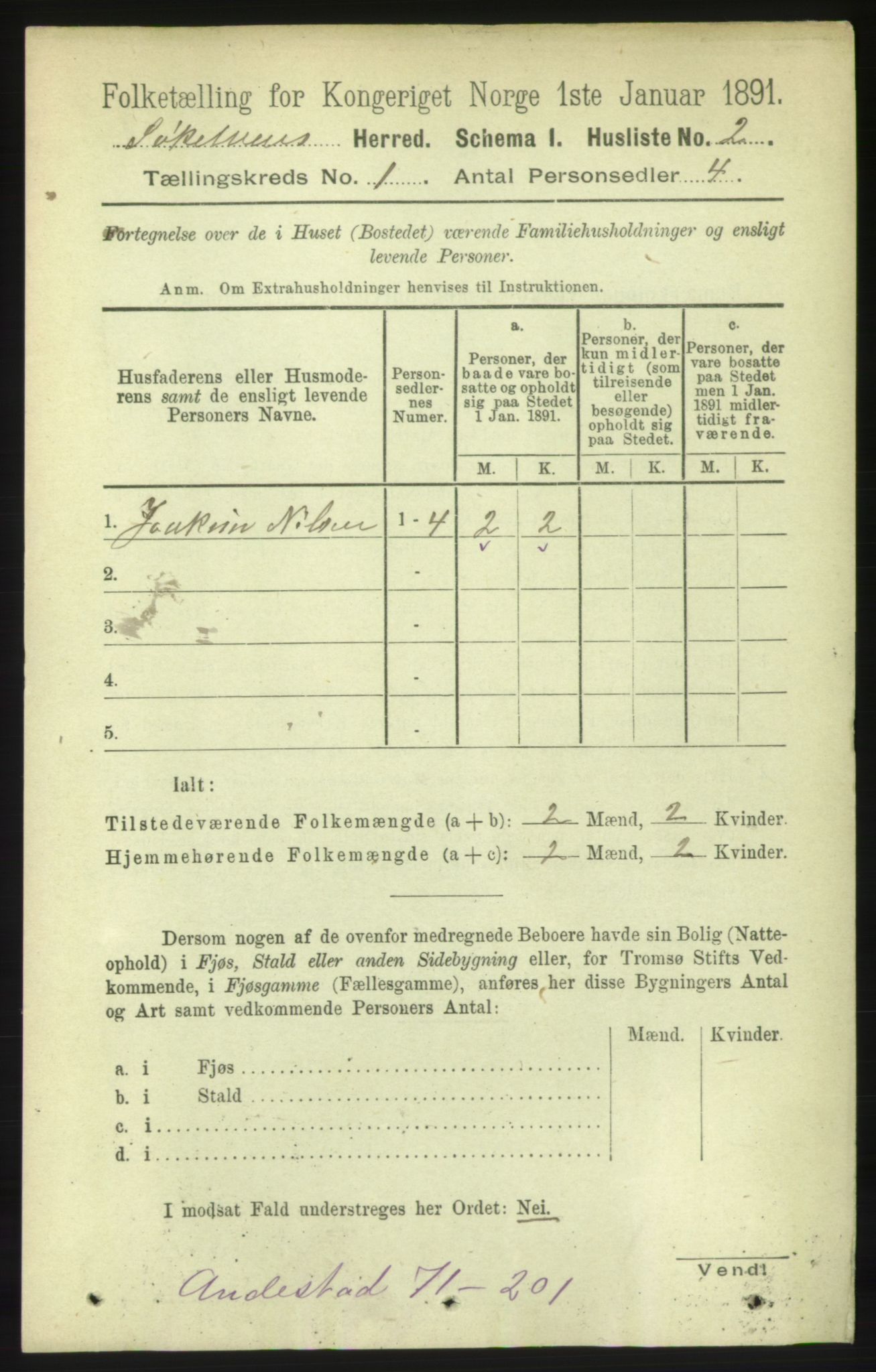 RA, 1891 census for 1528 Sykkylven, 1891, p. 17