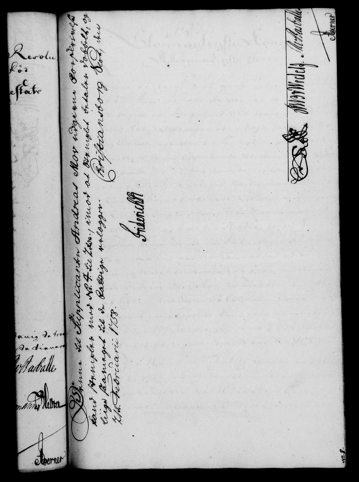 Rentekammeret, Kammerkanselliet, RA/EA-3111/G/Gf/Gfa/L0040: Norsk relasjons- og resolusjonsprotokoll (merket RK 52.40), 1758, p. 142
