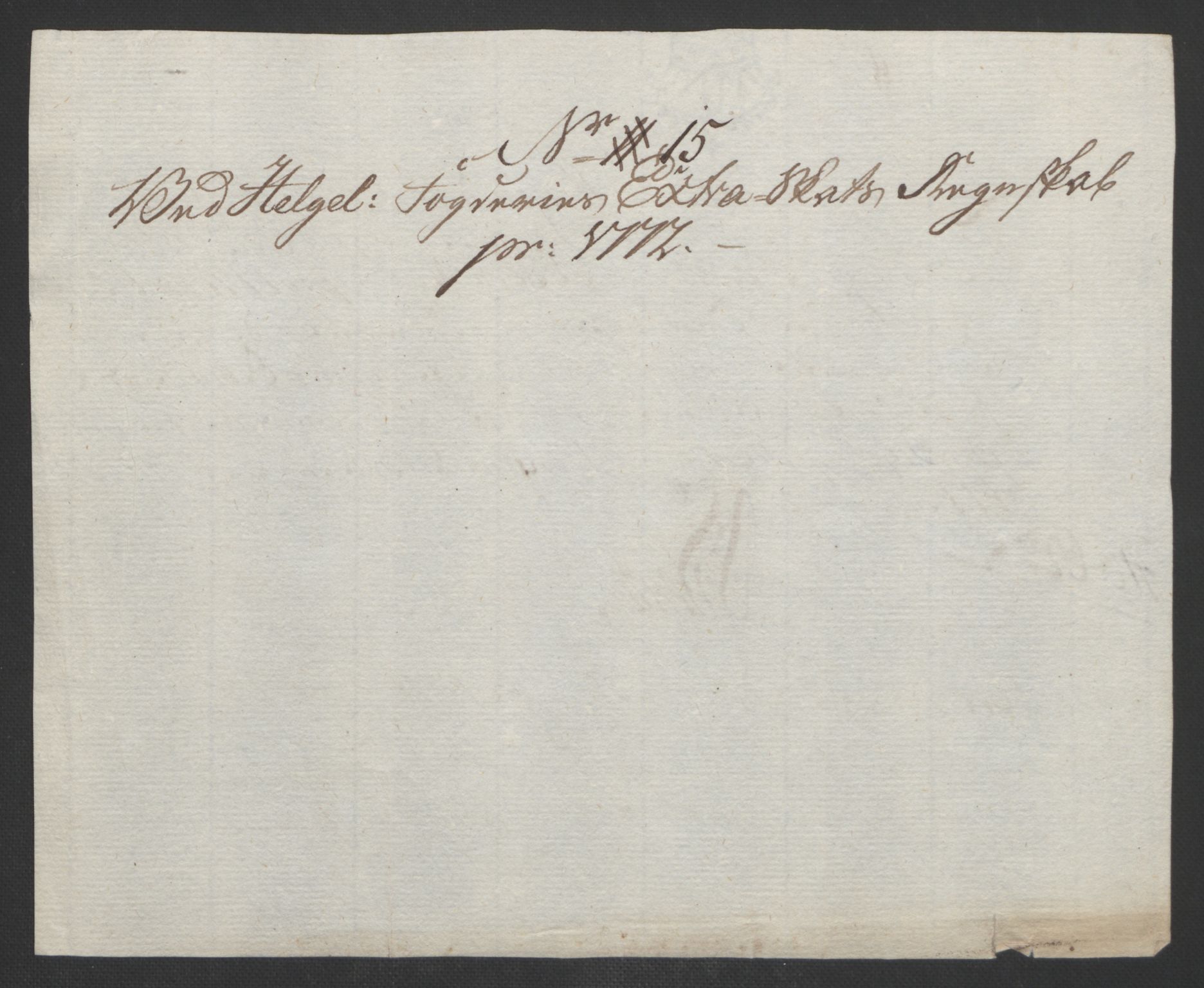 Rentekammeret inntil 1814, Reviderte regnskaper, Fogderegnskap, RA/EA-4092/R65/L4573: Ekstraskatten Helgeland, 1762-1772, p. 646