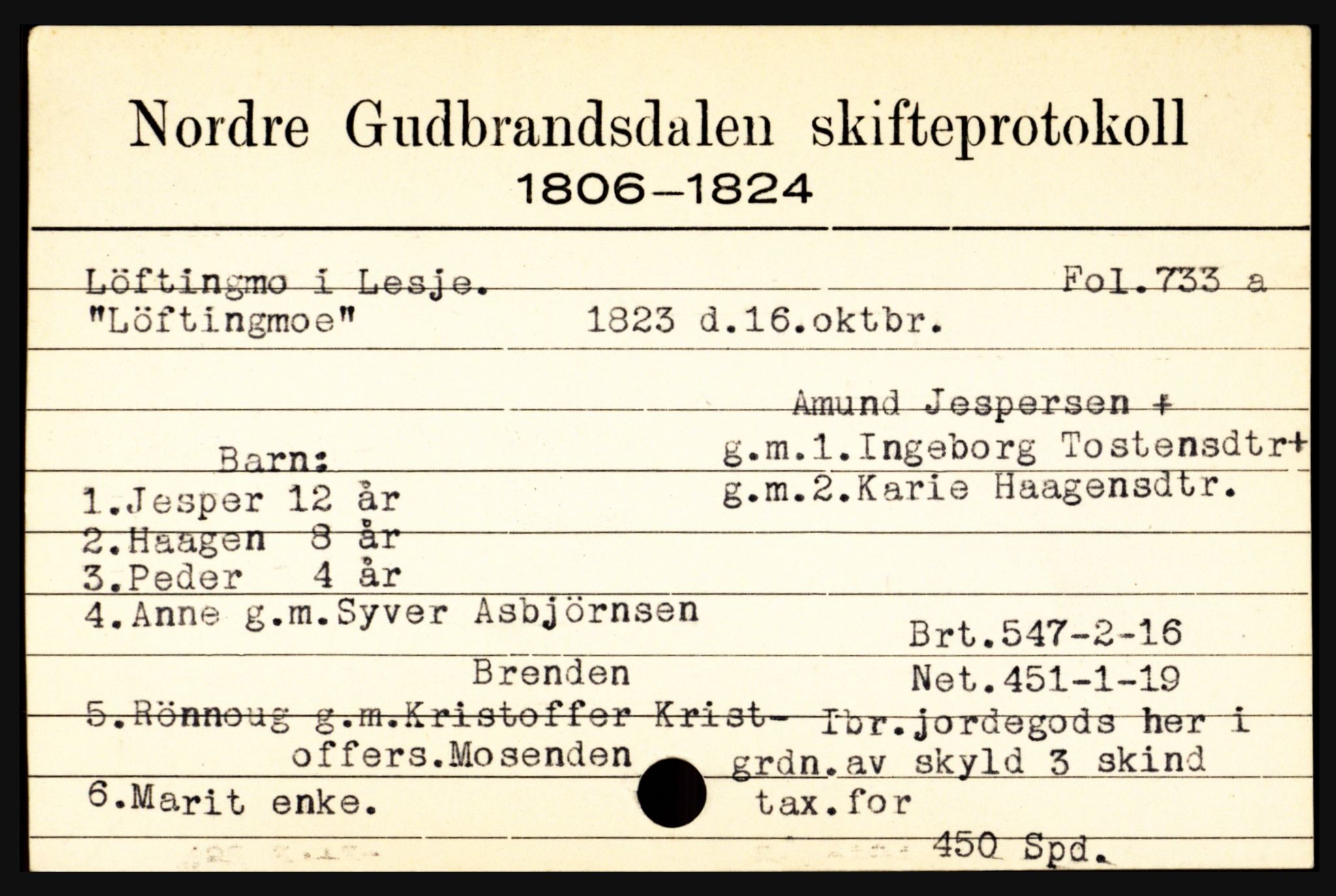 Nord-Gudbrandsdal tingrett, SAH/TING-002/J, 1658-1900, p. 8749
