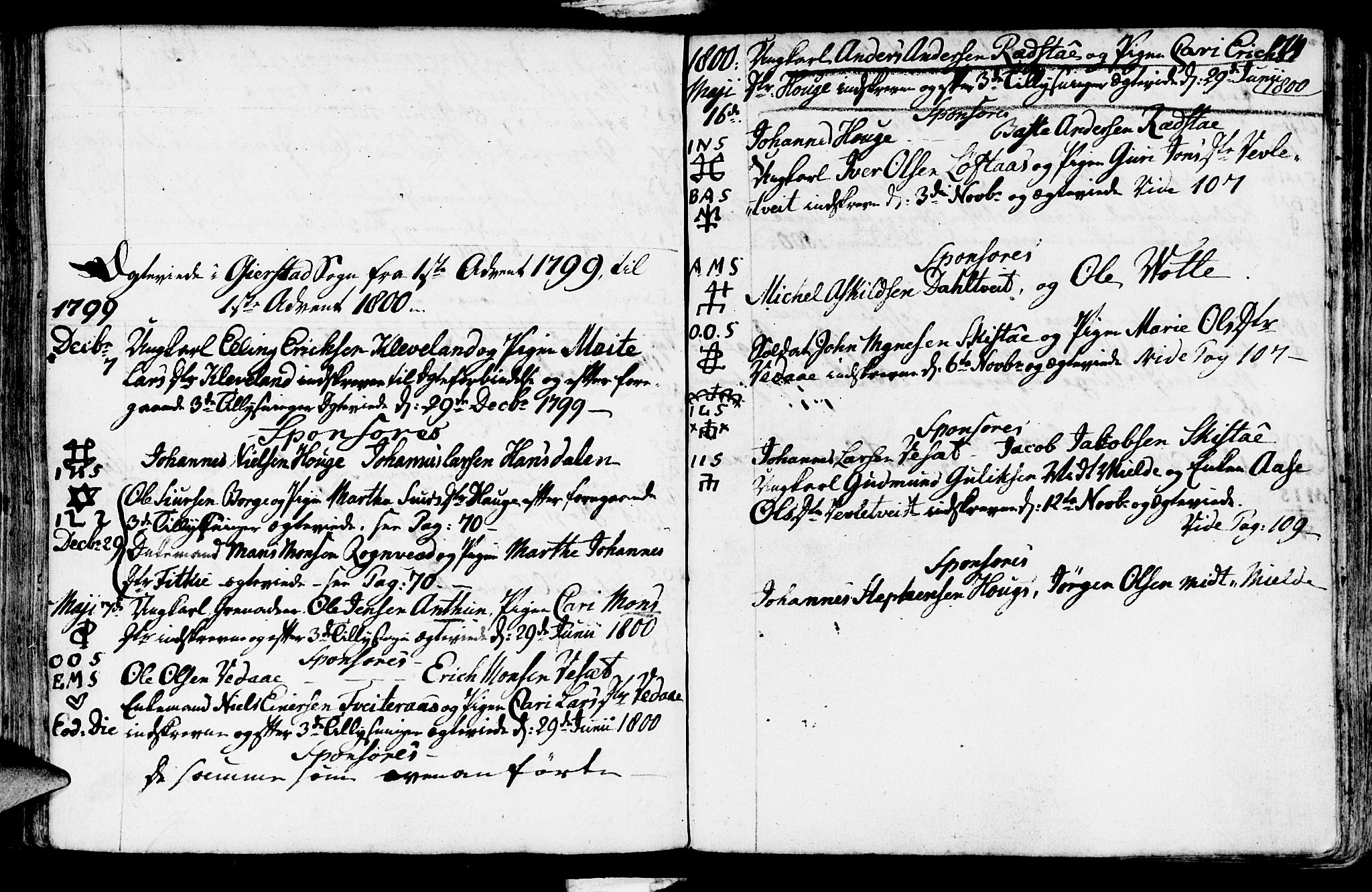 Haus sokneprestembete, AV/SAB-A-75601/H/Haa: Parish register (official) no. A 11, 1796-1816, p. 74