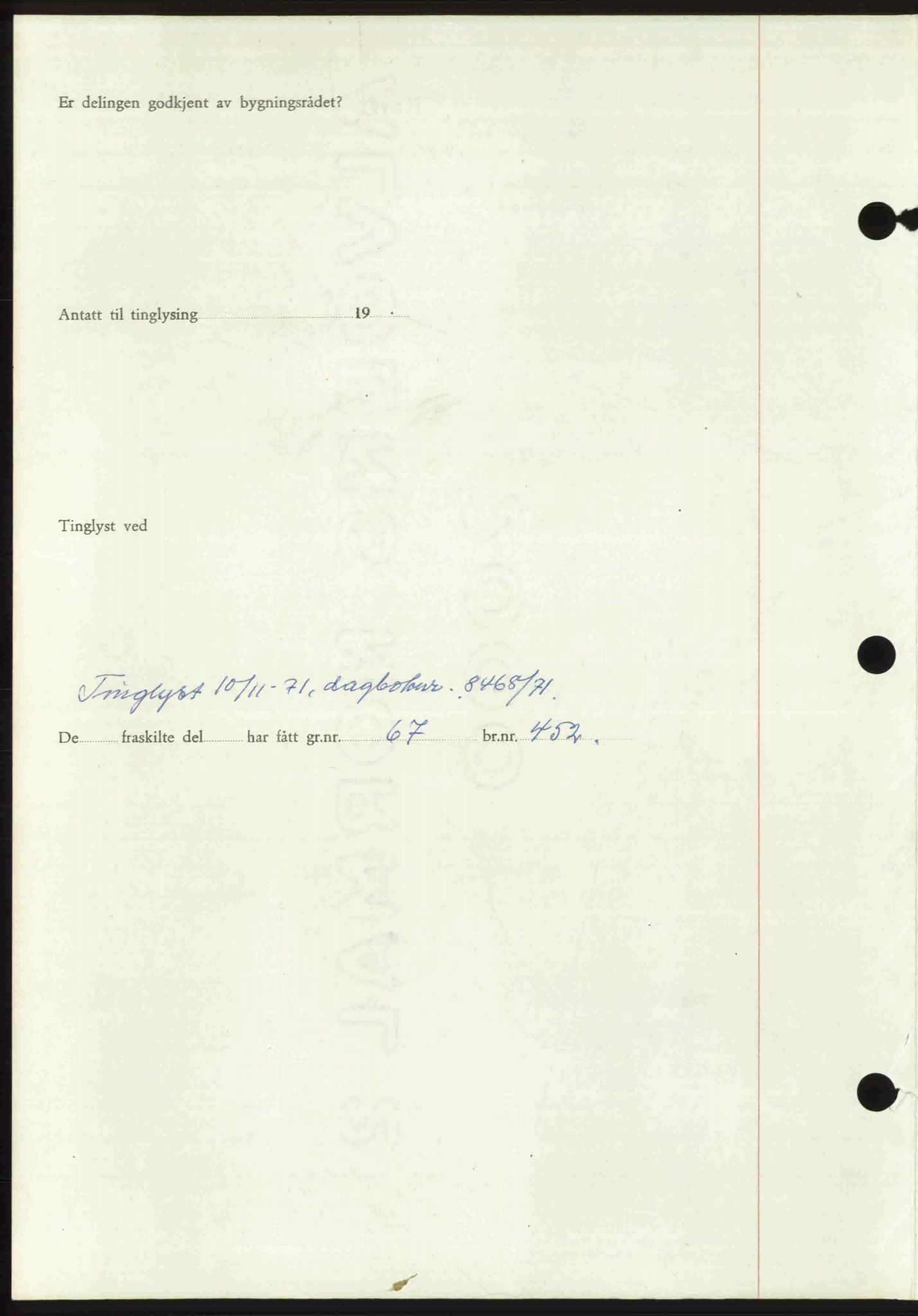 Toten tingrett, SAH/TING-006/H/Hb/Hbc/L0020: Mortgage book no. Hbc-20, 1948-1948, Diary no: : 2914/1948